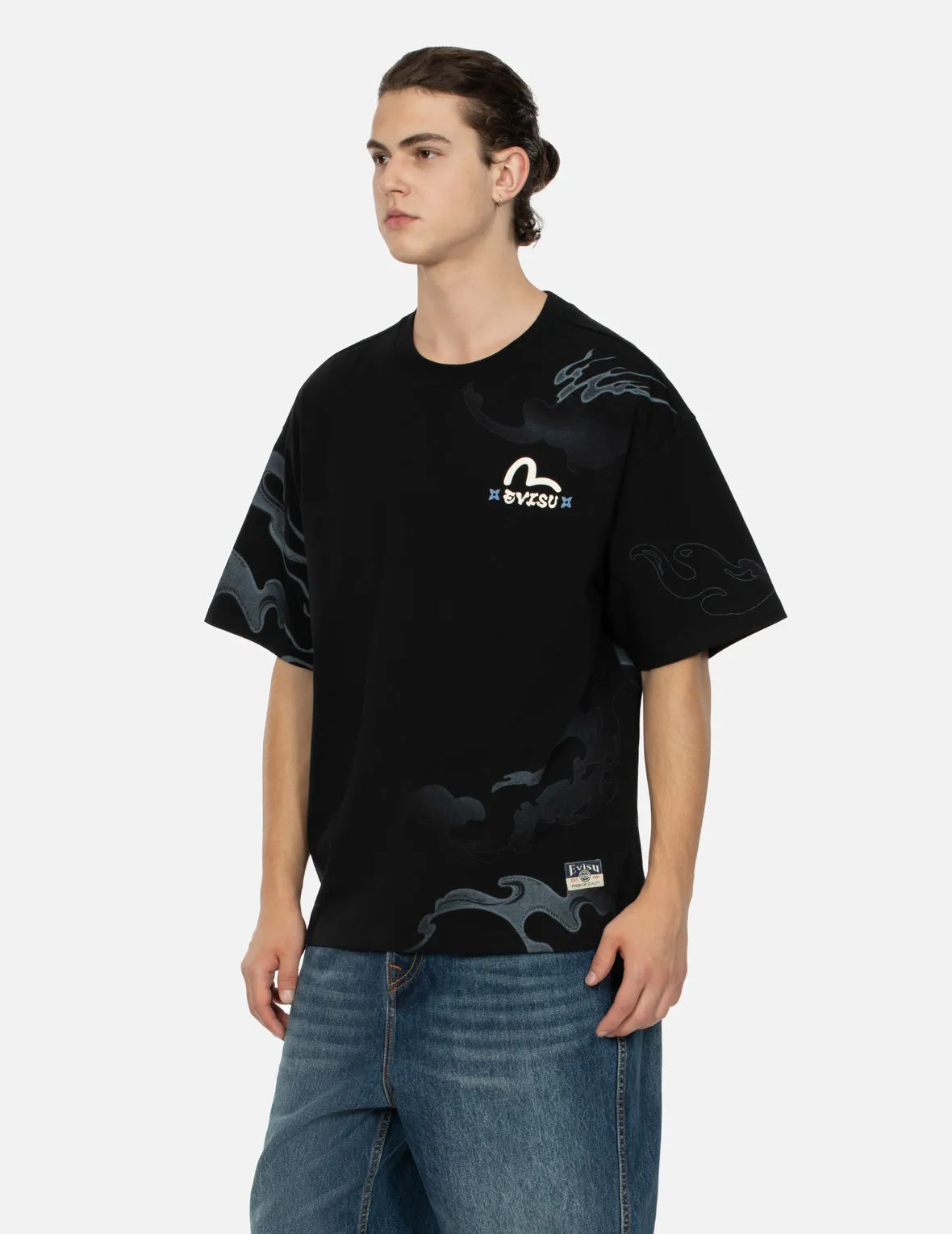 SPRING/ SUMMER COLLECTION 2025 Godhead Ninja Print Loose Fit T-shirt