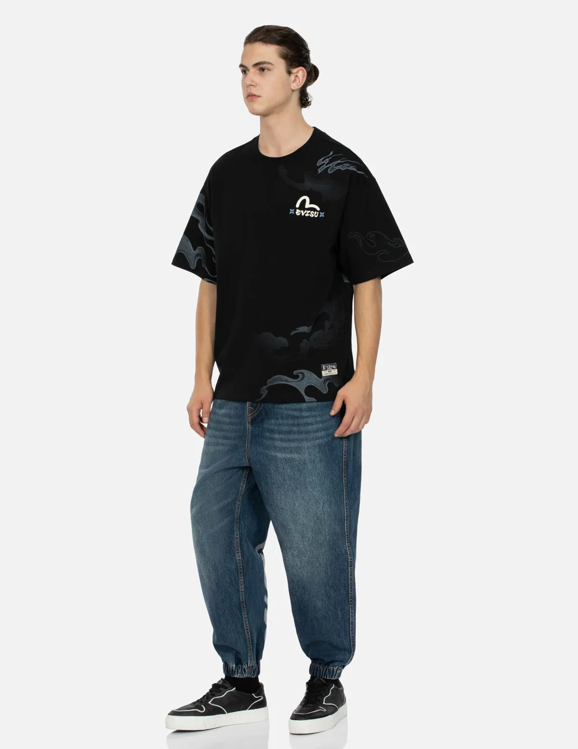 SPRING/ SUMMER COLLECTION 2025 Godhead Ninja Print Loose Fit T-shirt