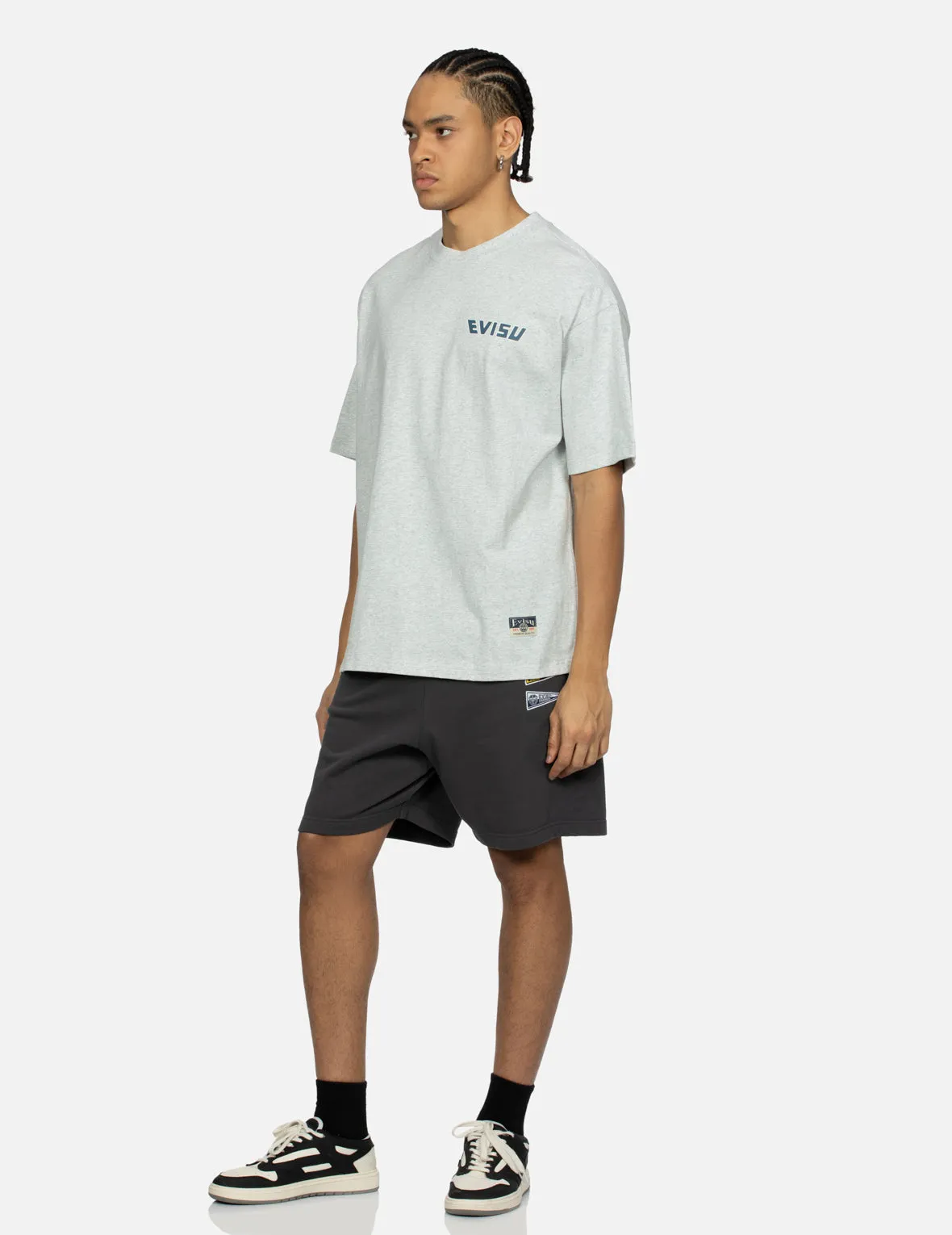 SPRING/ SUMMER COLLECTION 2025 Godhead Print and Seagull Embroidery Loose Fit T-shirt
