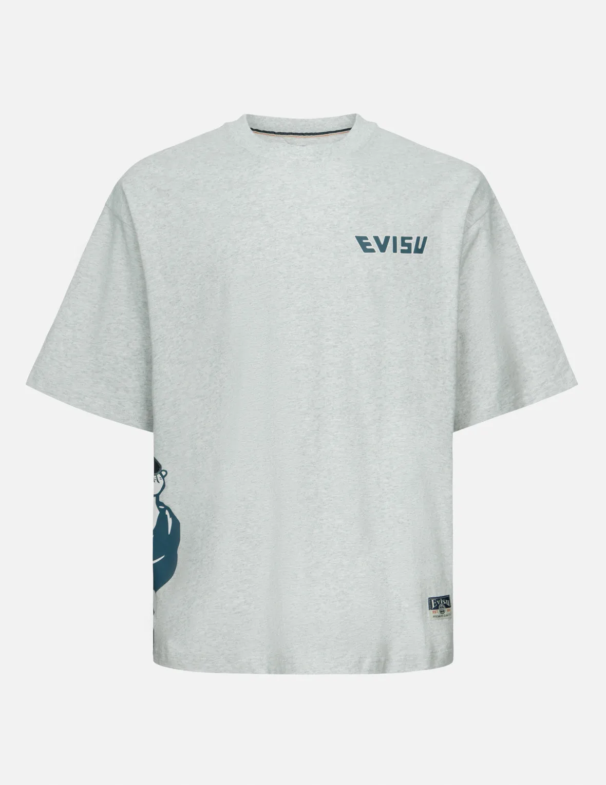 SPRING/ SUMMER COLLECTION 2025 Godhead Print and Seagull Embroidery Loose Fit T-shirt
