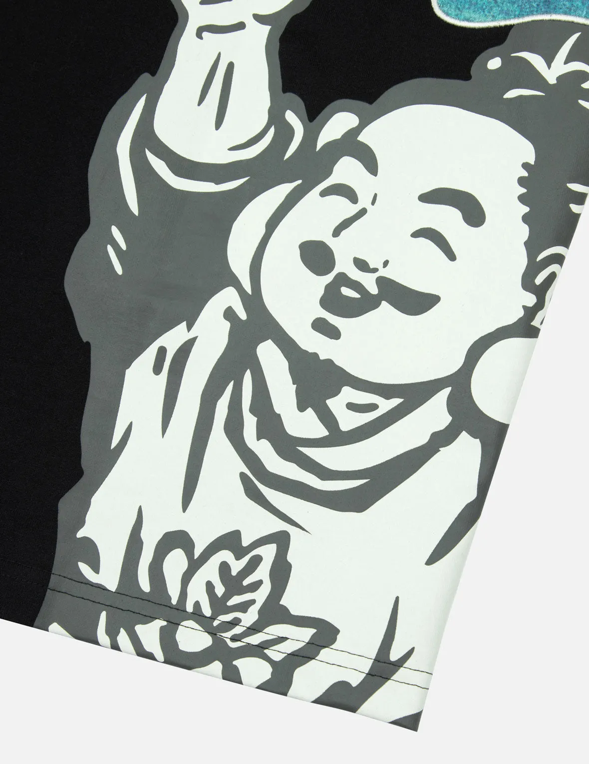 SPRING/ SUMMER COLLECTION 2025 Godhead Print and Seagull Embroidery Loose Fit T-shirt