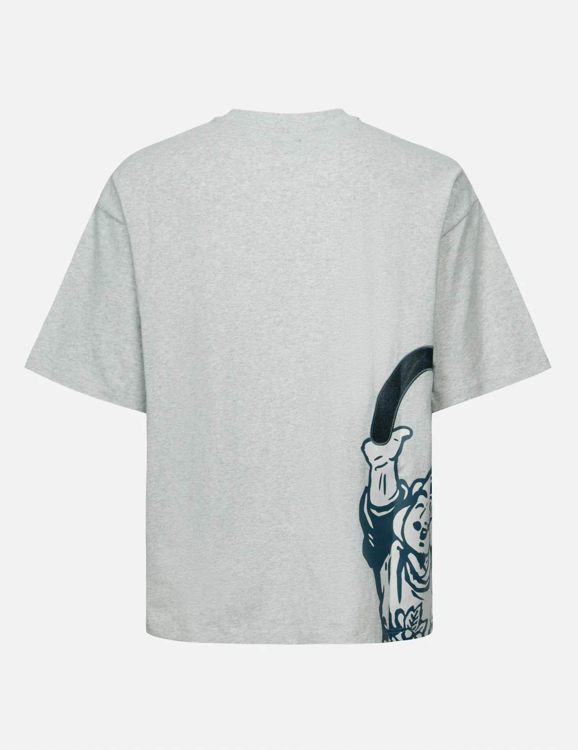 SPRING/ SUMMER COLLECTION 2025 Godhead Print and Seagull Embroidery Loose Fit T-shirt