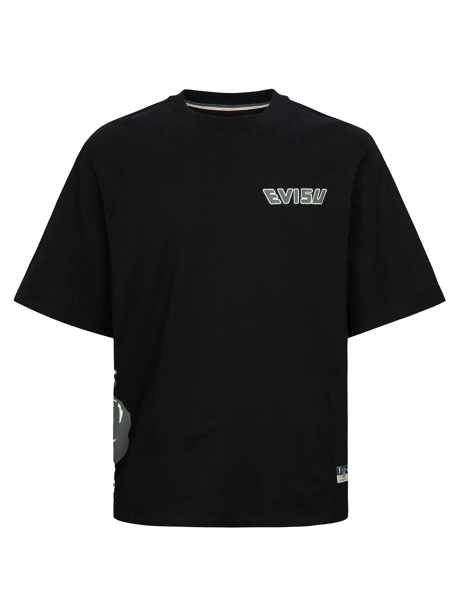 SPRING/ SUMMER COLLECTION 2025 Godhead Print and Seagull Embroidery Loose Fit T-shirt