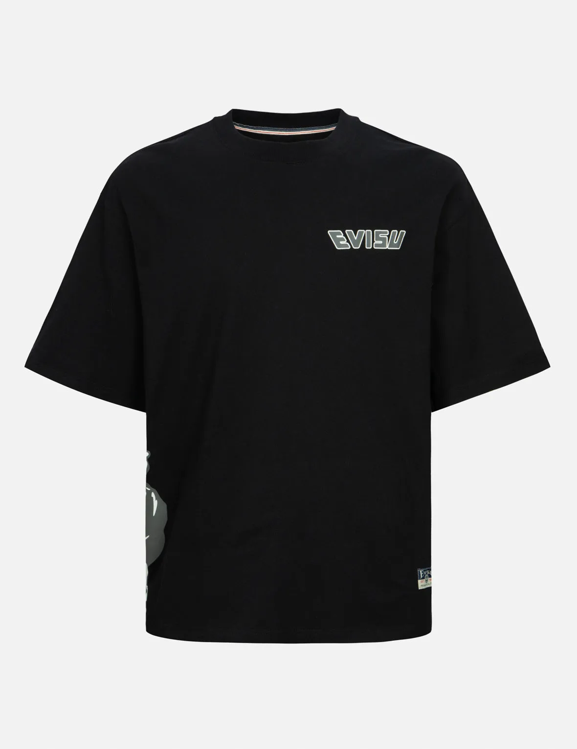 SPRING/ SUMMER COLLECTION 2025 Godhead Print and Seagull Embroidery Loose Fit T-shirt