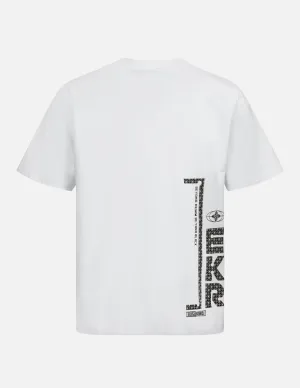 SPRING/ SUMMER COLLECTION 2025 Grid Seagull and Logo Regular Fit T-shirt