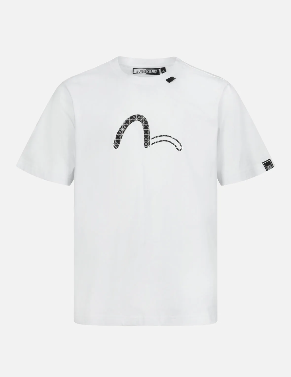 SPRING/ SUMMER COLLECTION 2025 Grid Seagull and Logo Regular Fit T-shirt
