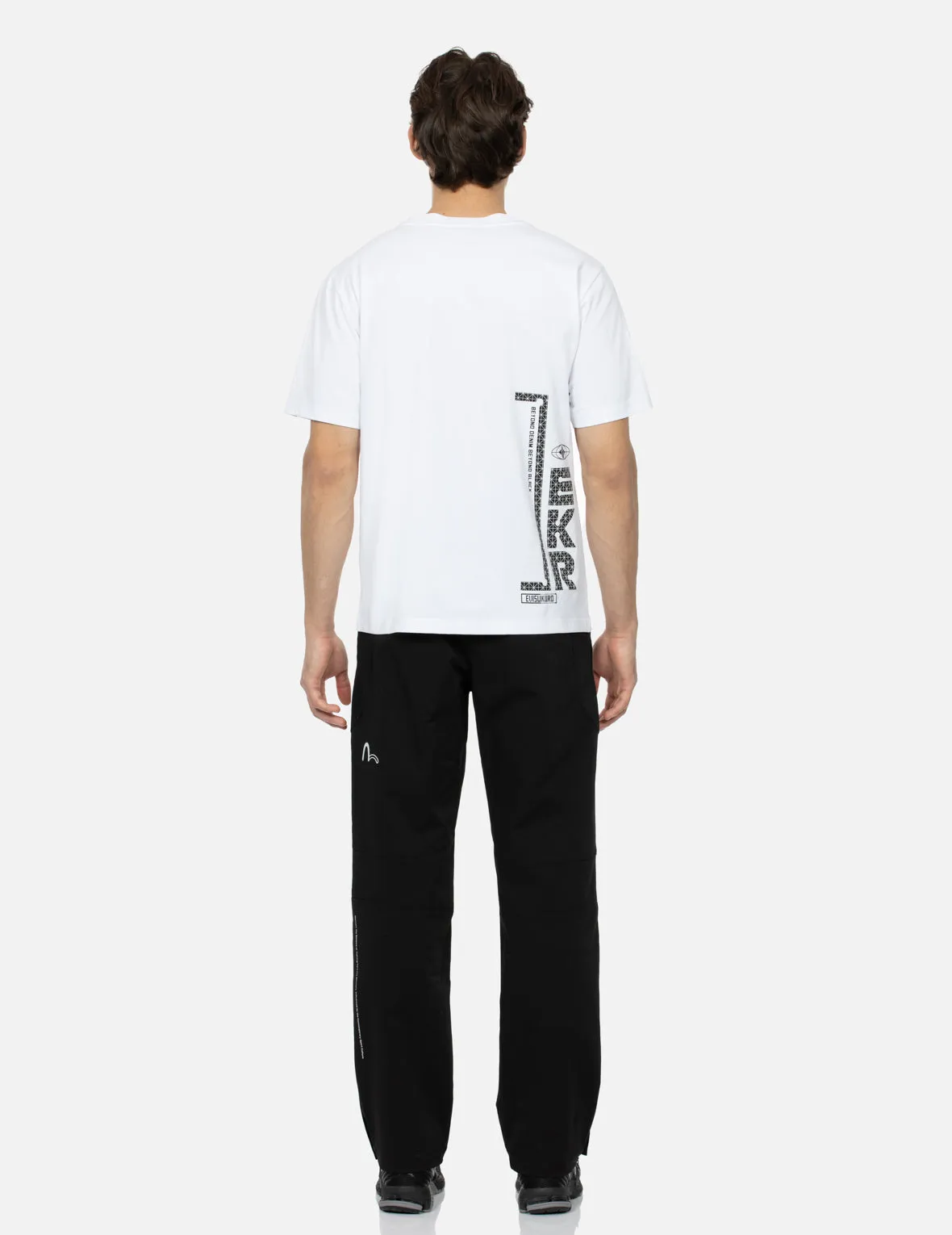 SPRING/ SUMMER COLLECTION 2025 Grid Seagull and Logo Regular Fit T-shirt