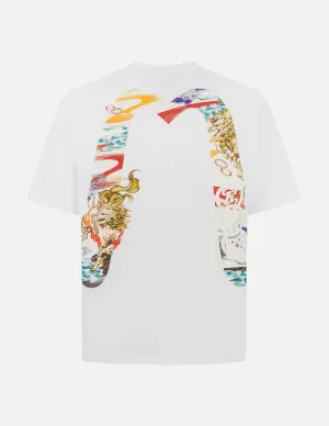 SPRING/ SUMMER COLLECTION 2025 Hakutaku Daicock Print Relax Fit T-shirt