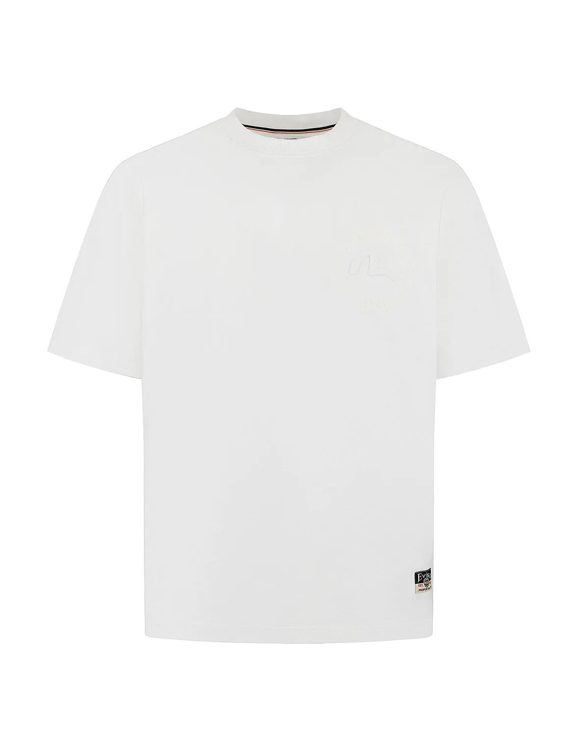 SPRING/ SUMMER COLLECTION 2025 Hakutaku Print and Seagull Emboss Print Loose Fit T-shirt