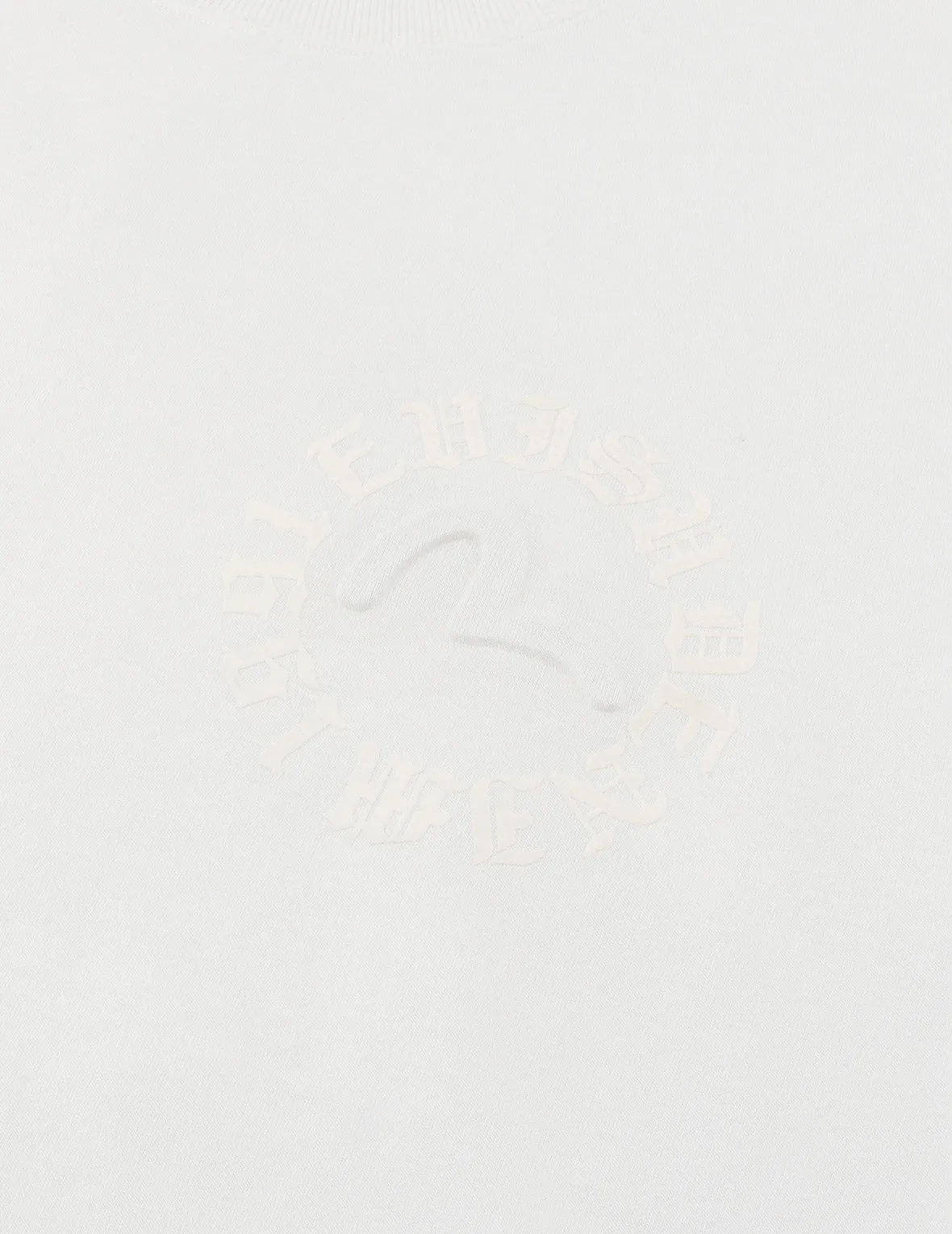 SPRING/ SUMMER COLLECTION 2025 Hakutaku Print and Seagull Emboss Print Loose Fit T-shirt