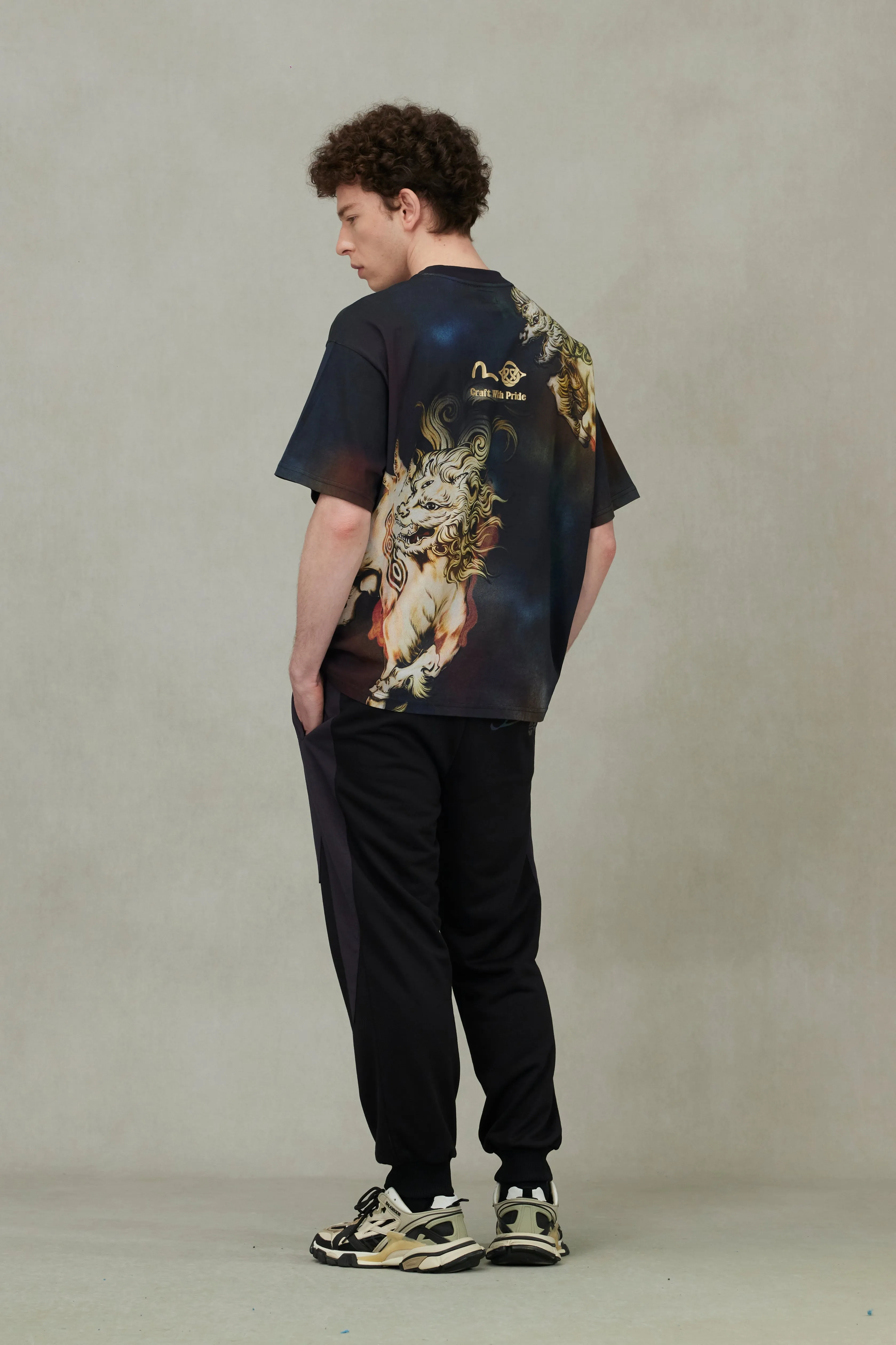 SPRING/ SUMMER COLLECTION 2025 Hakutaku Print Loose Fit T-Shirt