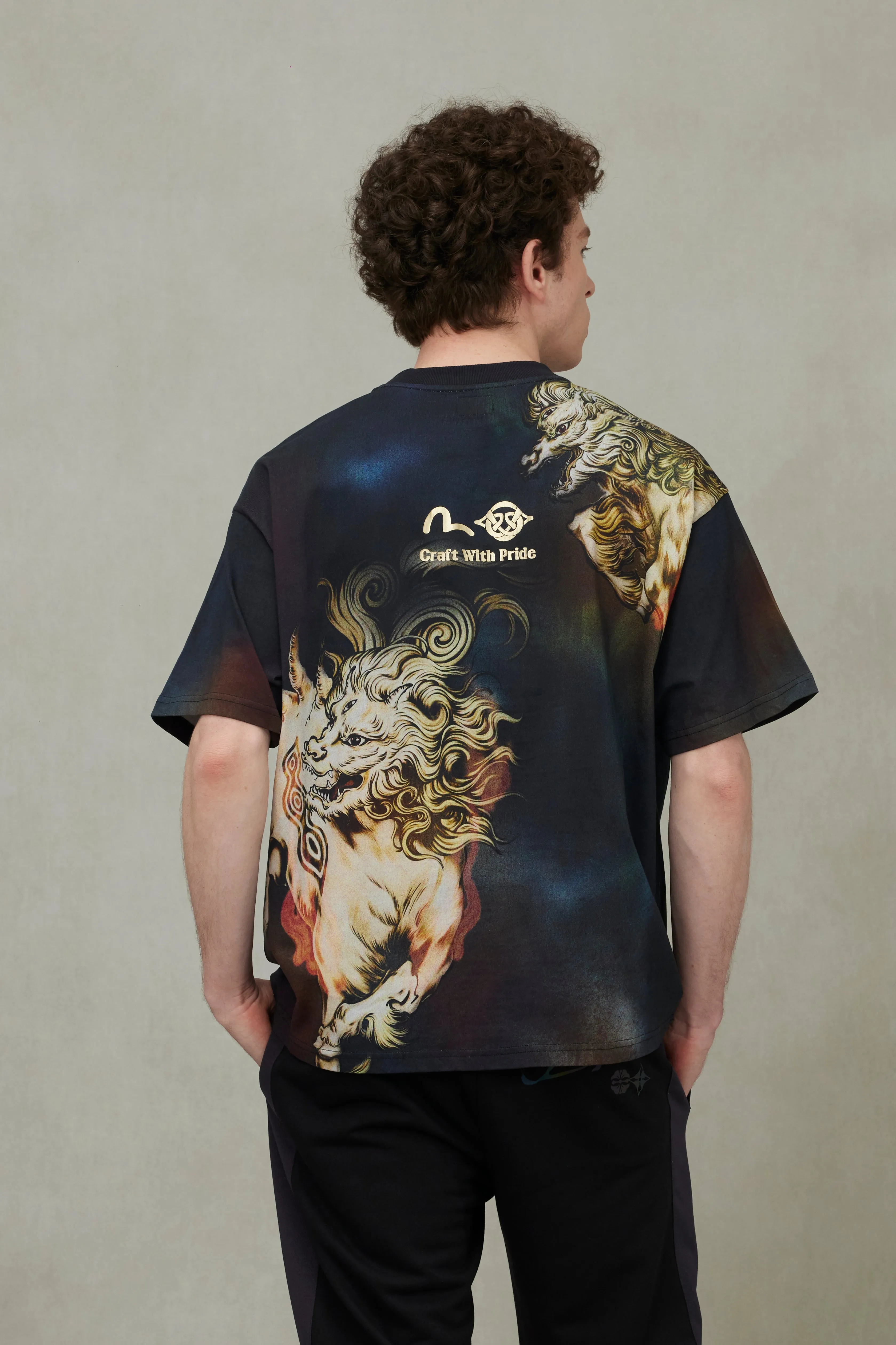 SPRING/ SUMMER COLLECTION 2025 Hakutaku Print Loose Fit T-Shirt