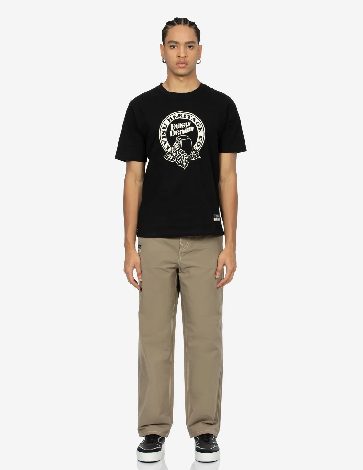 SPRING/ SUMMER COLLECTION 2025 Hanafuda Daruma Print Regular Fit T-shirt
