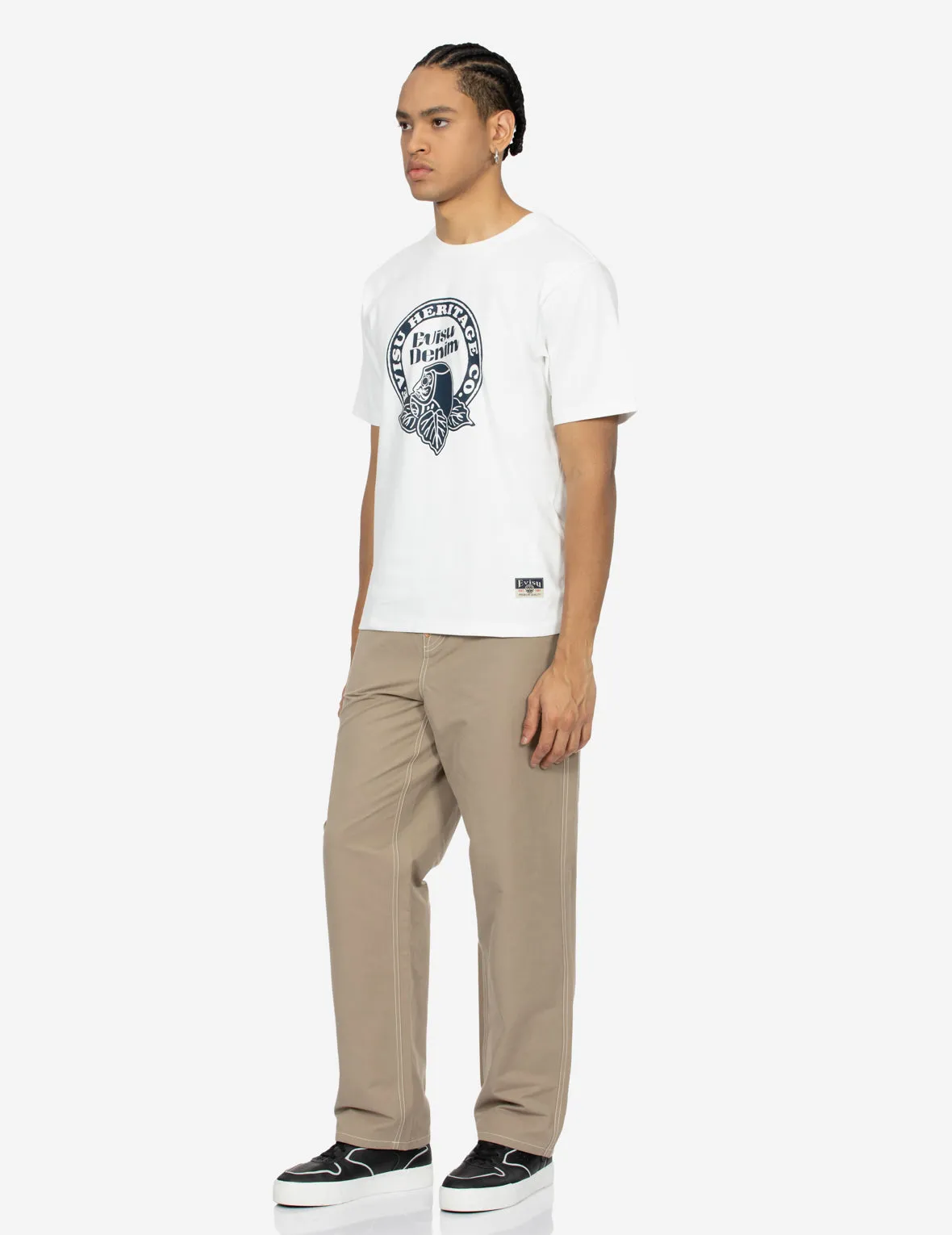 SPRING/ SUMMER COLLECTION 2025 Hanafuda Daruma Print Regular Fit T-shirt