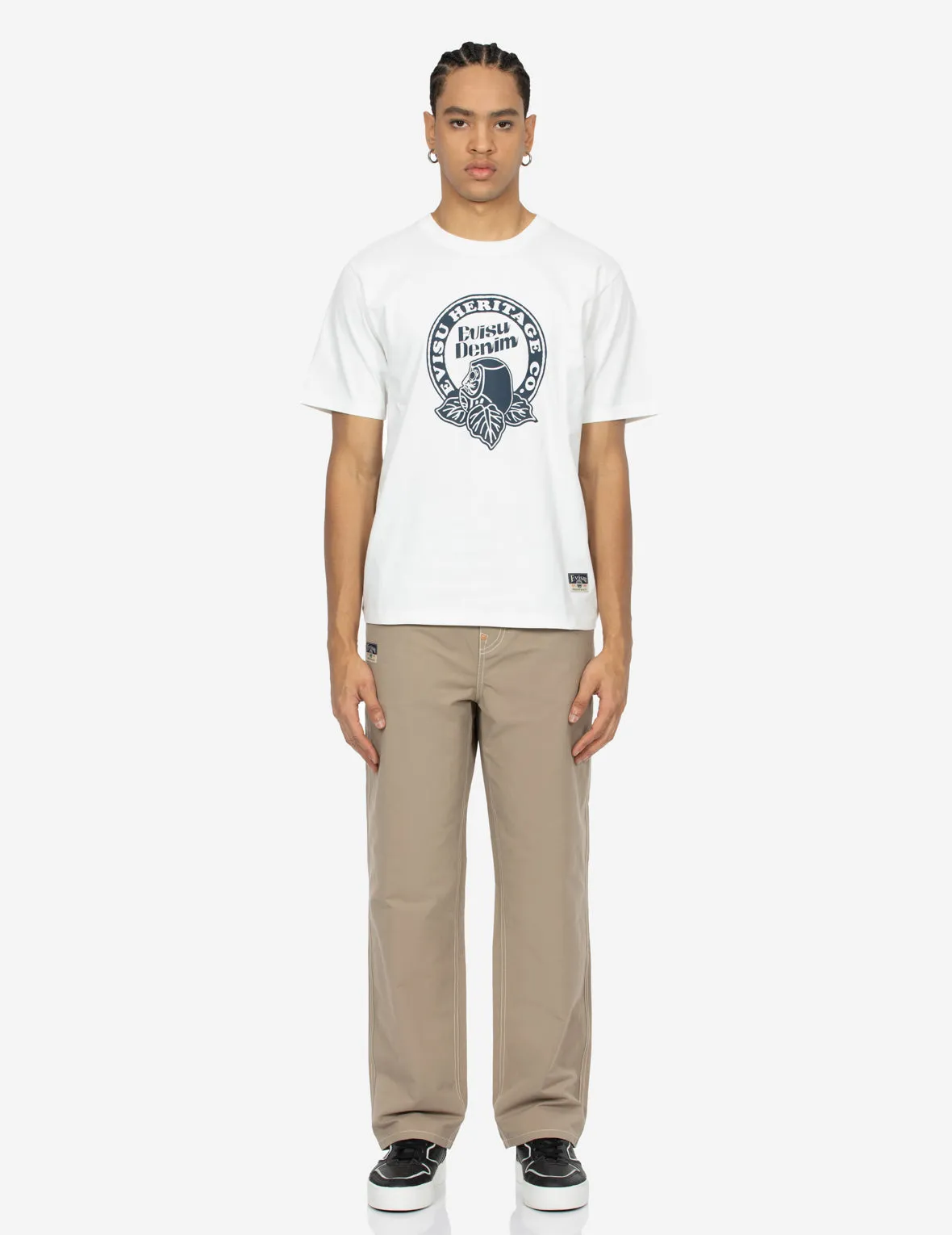 SPRING/ SUMMER COLLECTION 2025 Hanafuda Daruma Print Regular Fit T-shirt