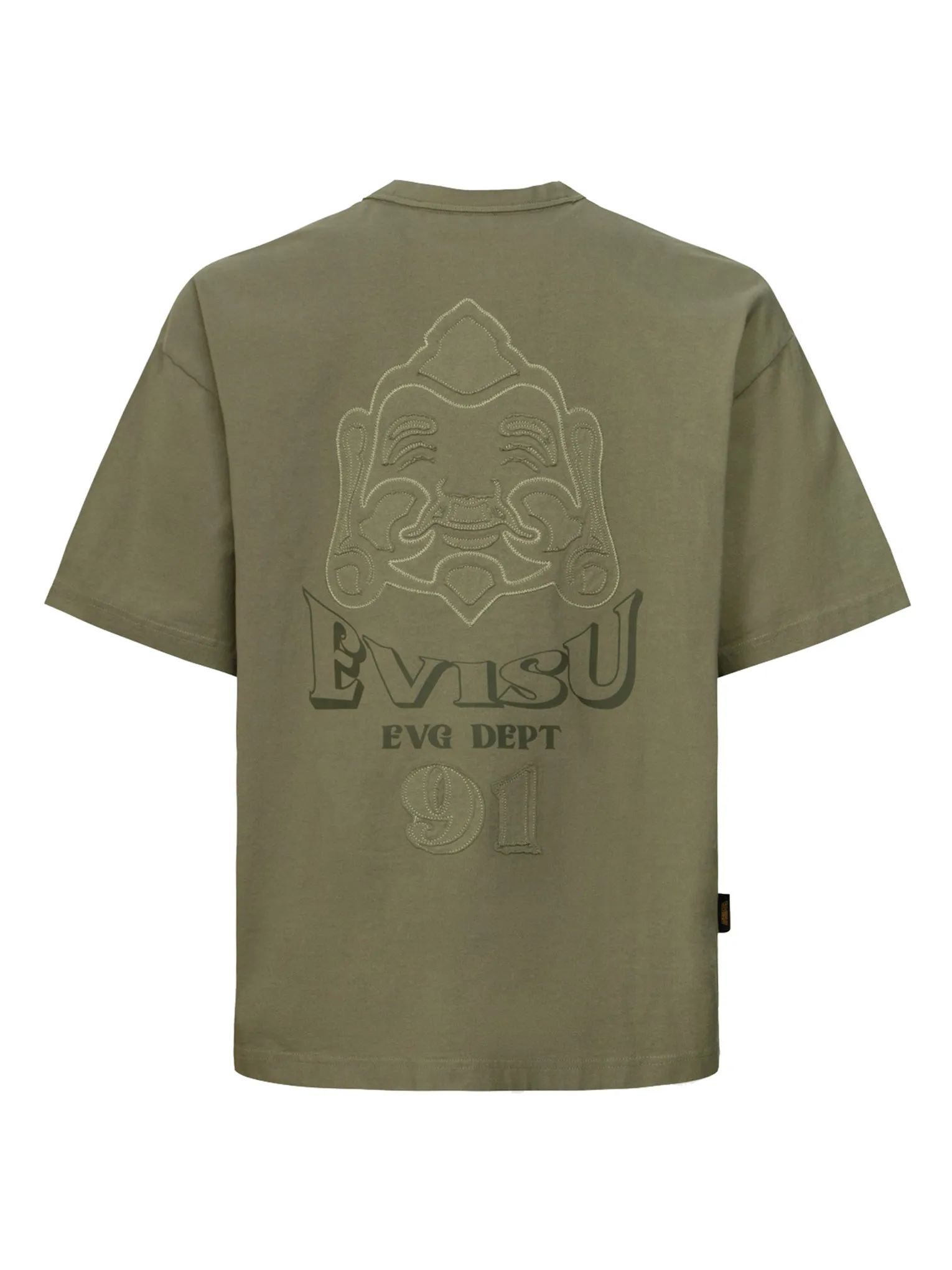 SPRING/ SUMMER COLLECTION 2025 Hand Stitching Godhead Embroidery Loose Fit T-Shirt