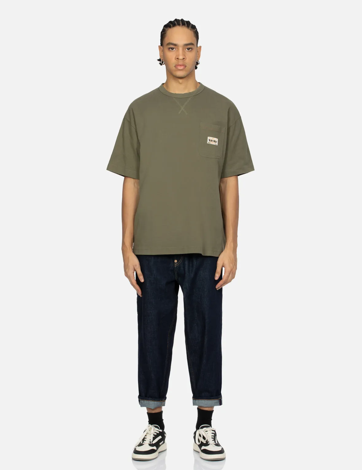 SPRING/ SUMMER COLLECTION 2025 Hand Stitching Godhead Embroidery Loose Fit T-Shirt