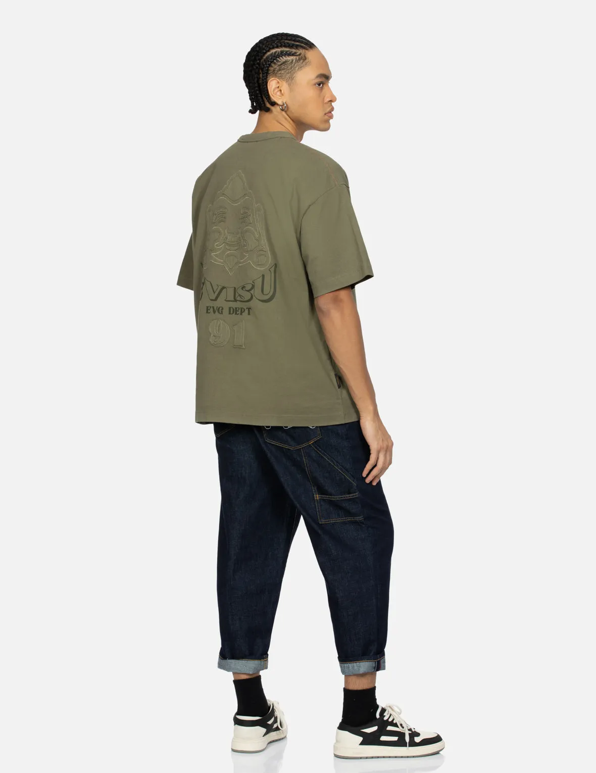 SPRING/ SUMMER COLLECTION 2025 Hand Stitching Godhead Embroidery Loose Fit T-Shirt