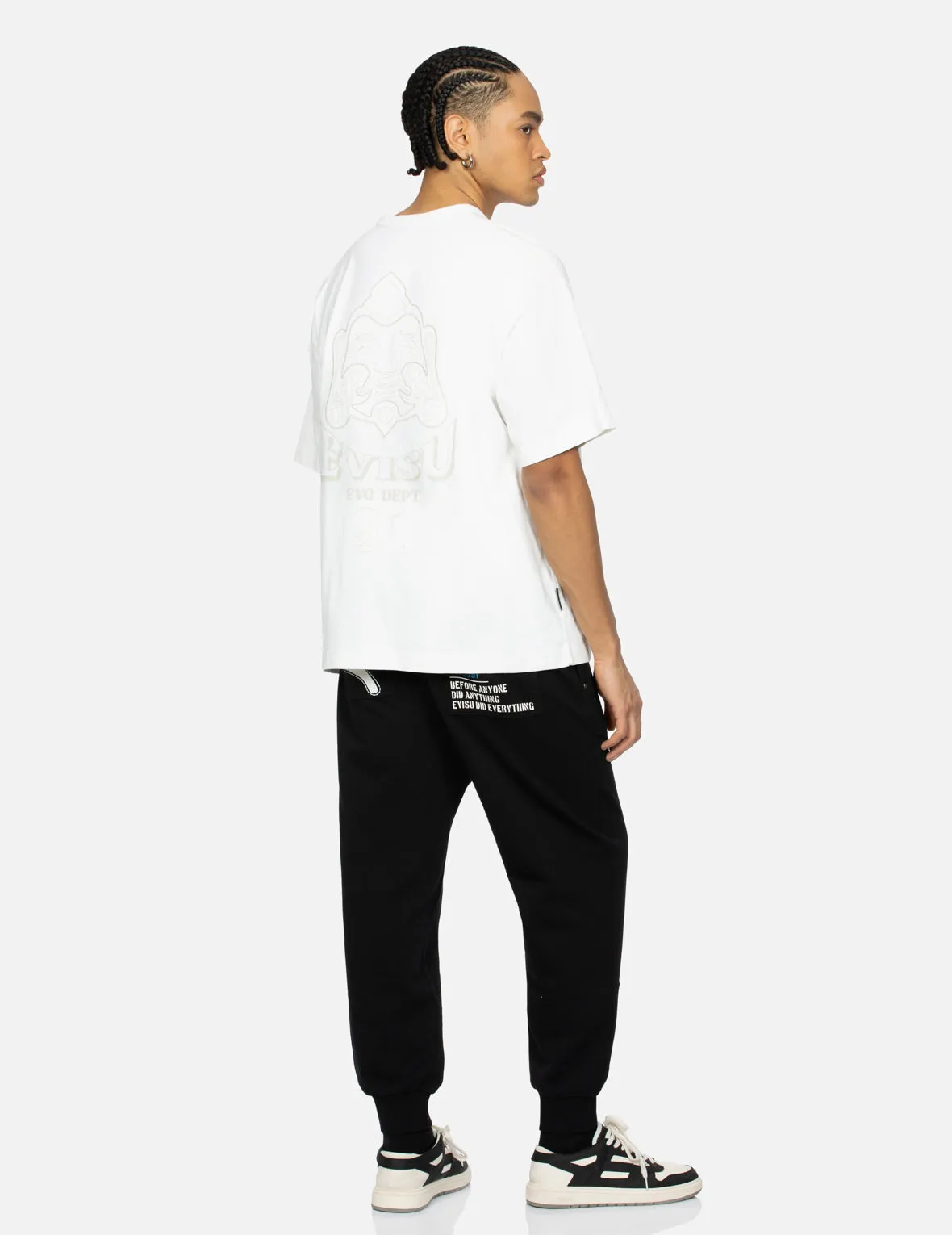 SPRING/ SUMMER COLLECTION 2025 Hand Stitching Godhead Embroidery Loose Fit T-Shirt