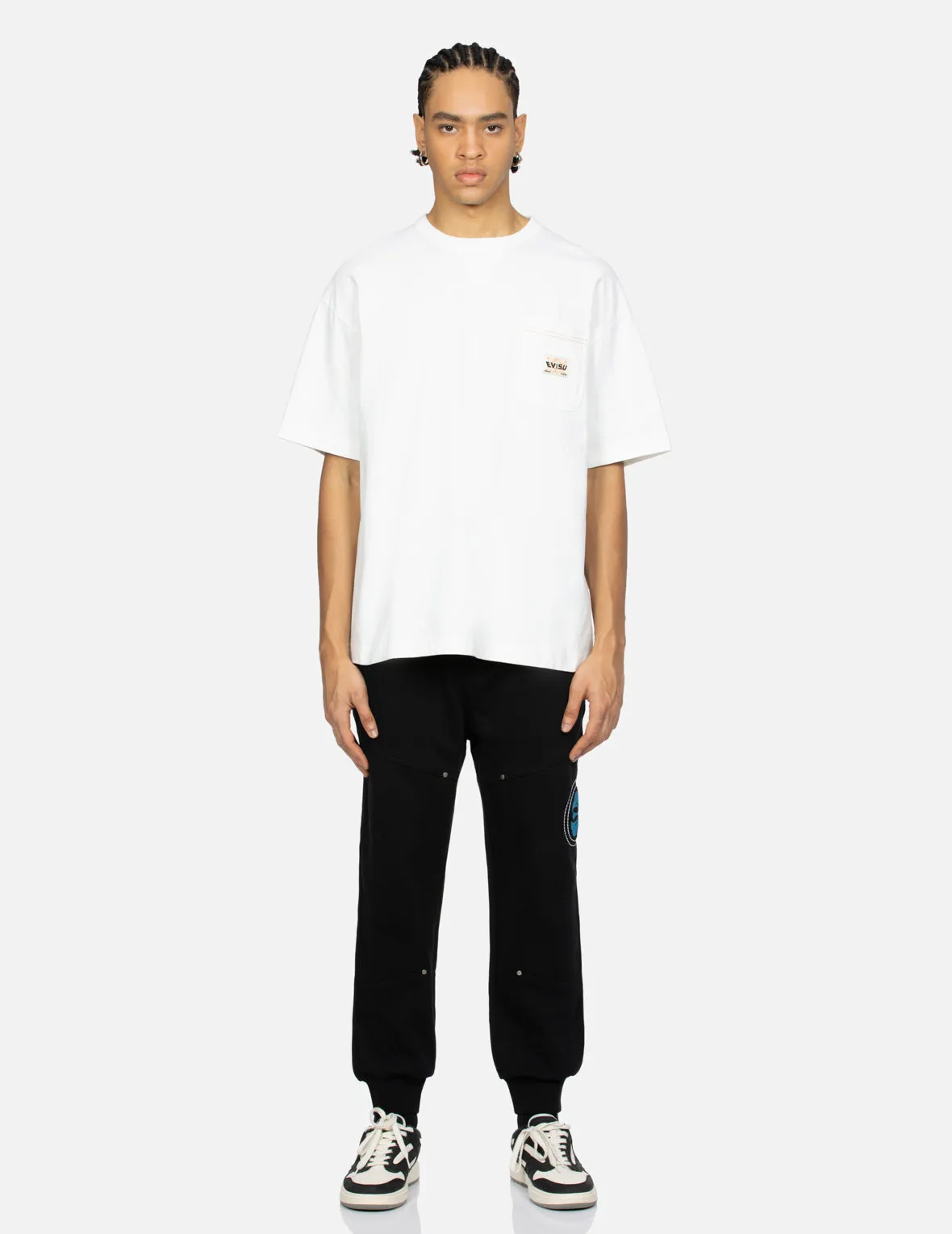 SPRING/ SUMMER COLLECTION 2025 Hand Stitching Godhead Embroidery Loose Fit T-Shirt