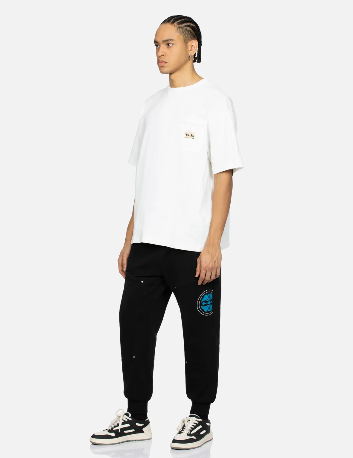 SPRING/ SUMMER COLLECTION 2025 Hand Stitching Godhead Embroidery Loose Fit T-Shirt