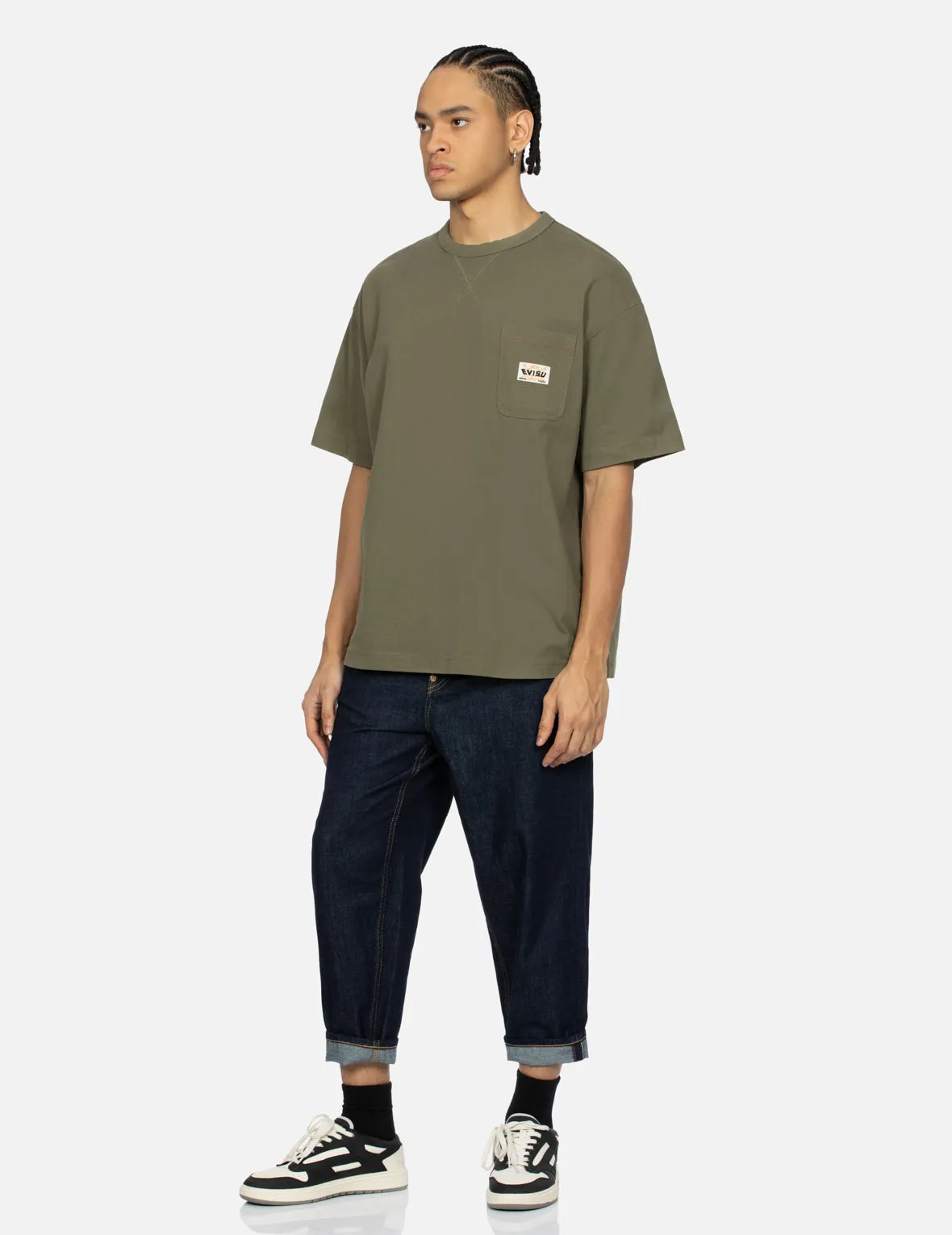 SPRING/ SUMMER COLLECTION 2025 Hand Stitching Godhead Embroidery Loose Fit T-Shirt
