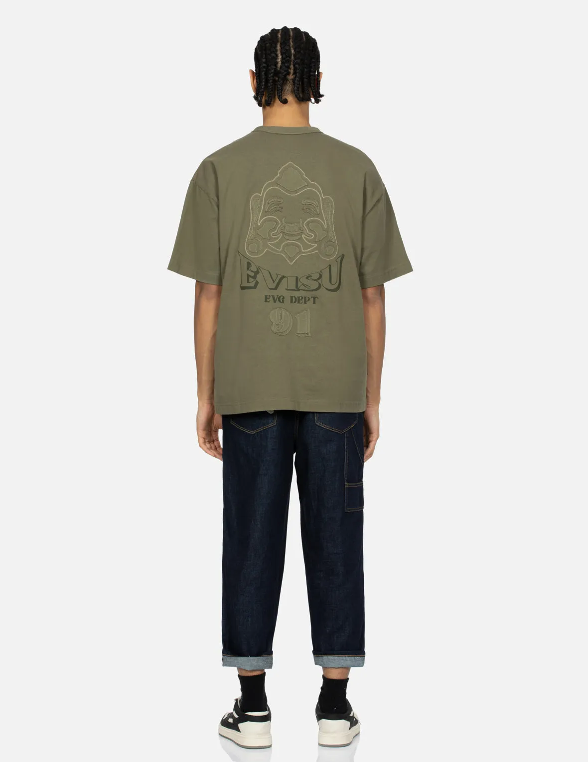 SPRING/ SUMMER COLLECTION 2025 Hand Stitching Godhead Embroidery Loose Fit T-Shirt