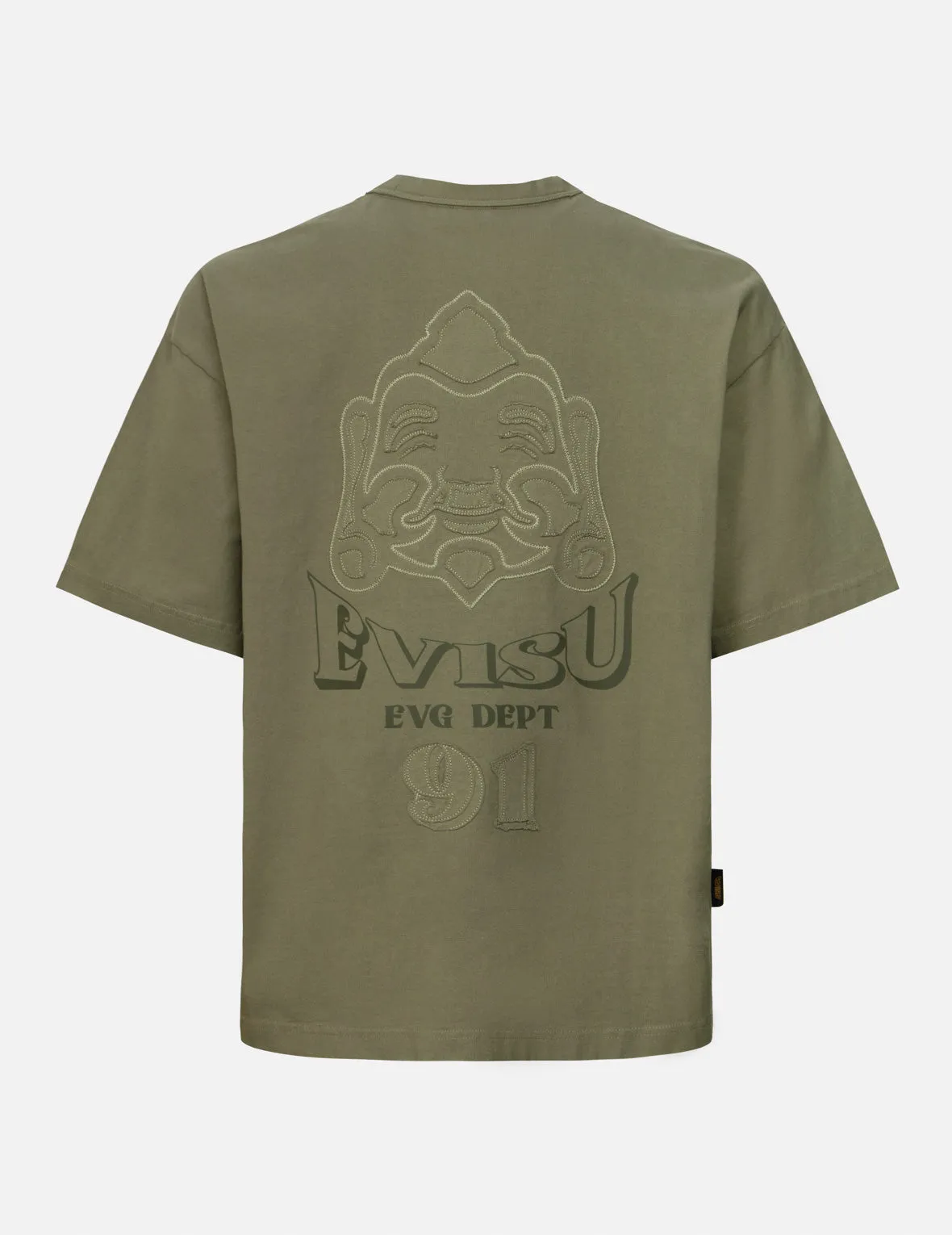 SPRING/ SUMMER COLLECTION 2025 Hand Stitching Godhead Embroidery Loose Fit T-Shirt