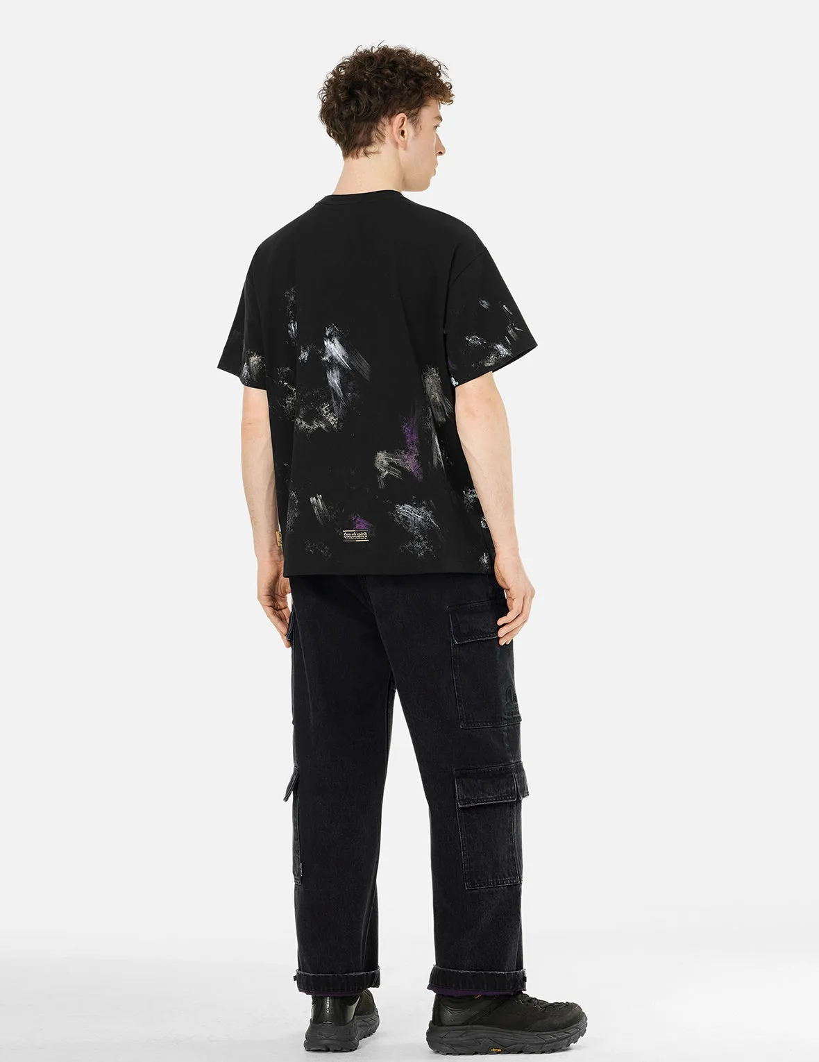 SPRING/ SUMMER COLLECTION 2025 Handbrushed Print Regular Fit T-Shirt