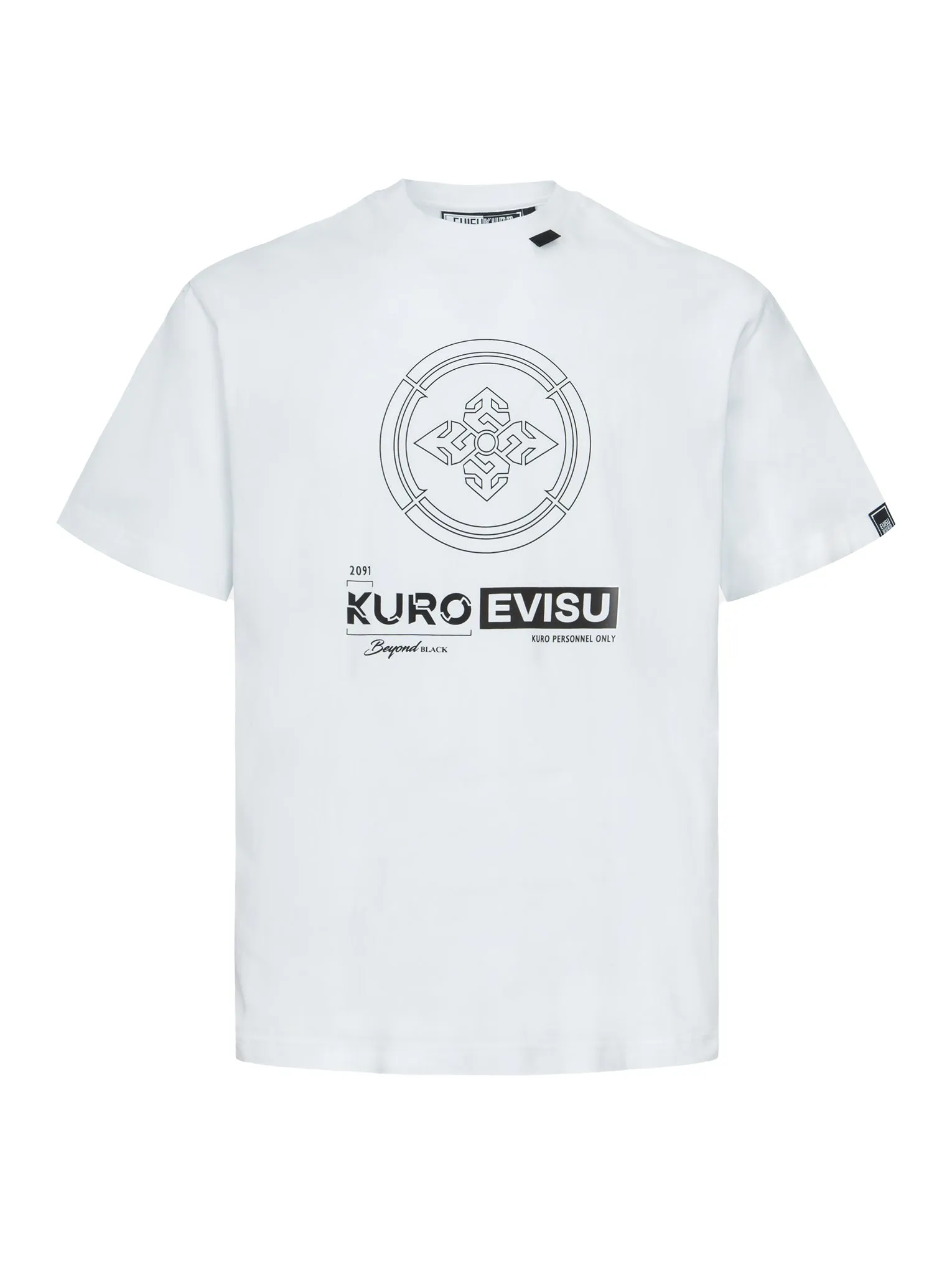 SPRING/ SUMMER COLLECTION 2025 Kamon and Iridescent Seagull Print Regular Fit T-Shirt