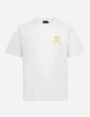 SPRING/ SUMMER COLLECTION 2025 Kamon and Logo Foil Print Regular Fit T-shirt