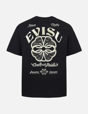SPRING/ SUMMER COLLECTION 2025 Kamon and Logo Print Relax Fit T-shirt