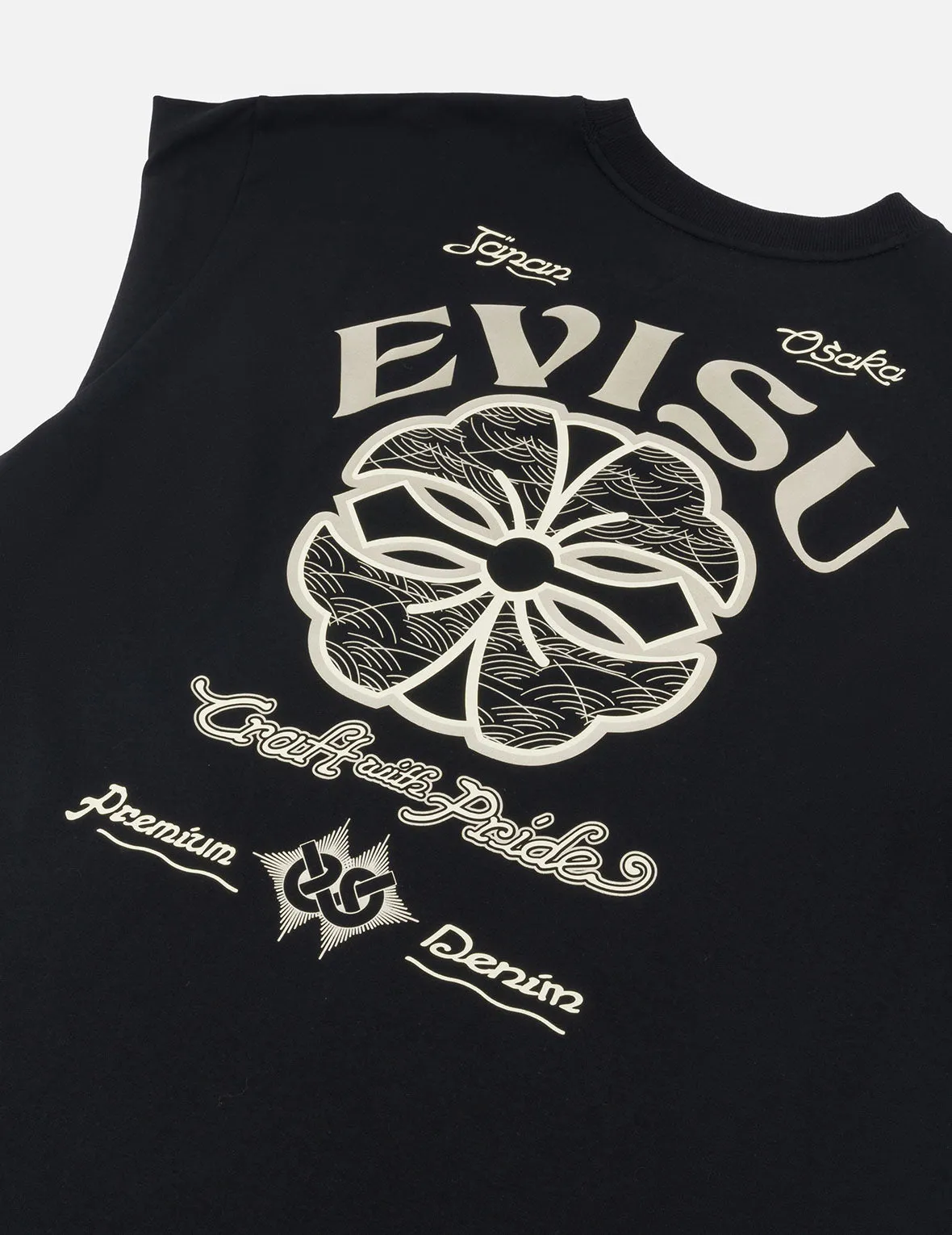 SPRING/ SUMMER COLLECTION 2025 Kamon and Logo Print Relax Fit T-shirt
