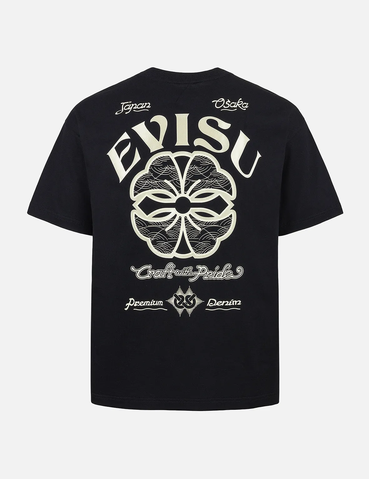 SPRING/ SUMMER COLLECTION 2025 Kamon and Logo Print Relax Fit T-shirt