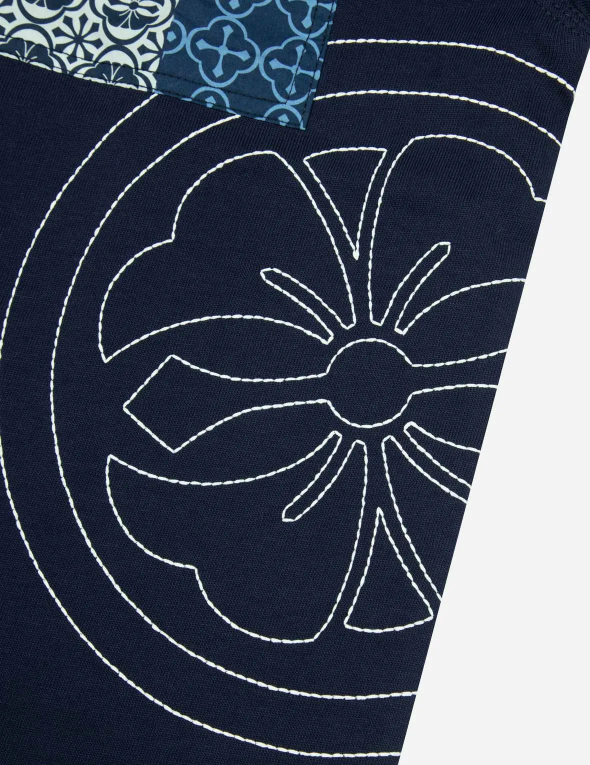 SPRING/ SUMMER COLLECTION 2025 Kamon Stitching with Patterned Pocket Regular Fit T-shirt