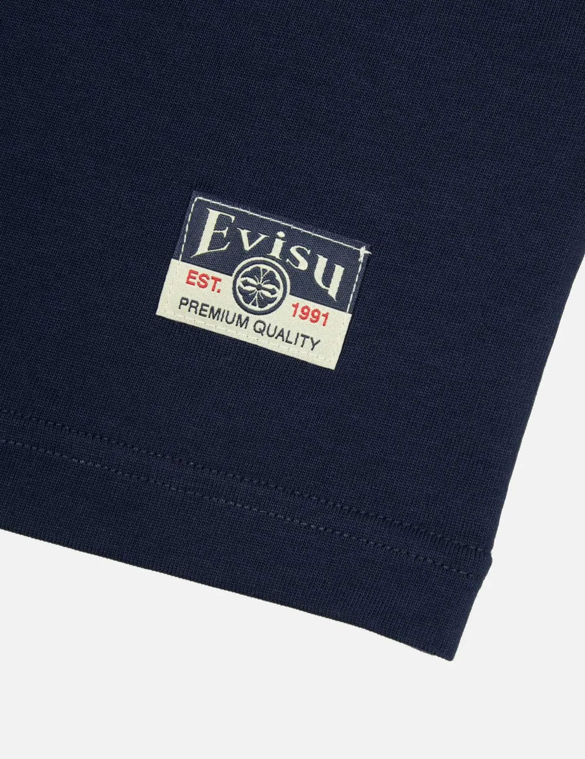 SPRING/ SUMMER COLLECTION 2025 Kamon Stitching with Patterned Pocket Regular Fit T-shirt