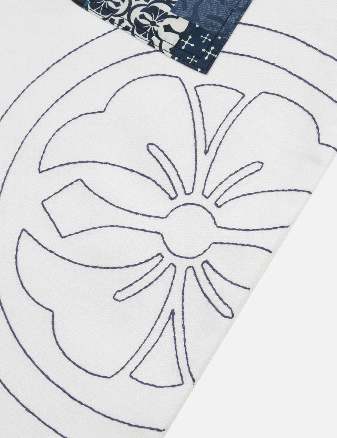 SPRING/ SUMMER COLLECTION 2025 Kamon Stitching with Patterned Pocket Regular Fit T-shirt