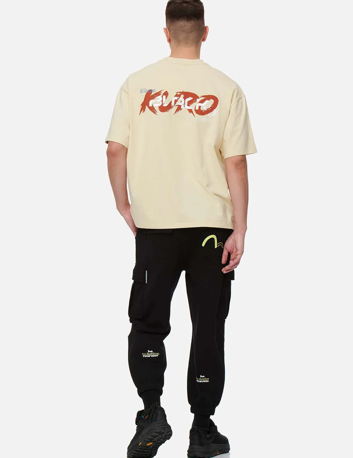 SPRING/ SUMMER COLLECTION 2025 KURO BLACK Logo Print T-shirt