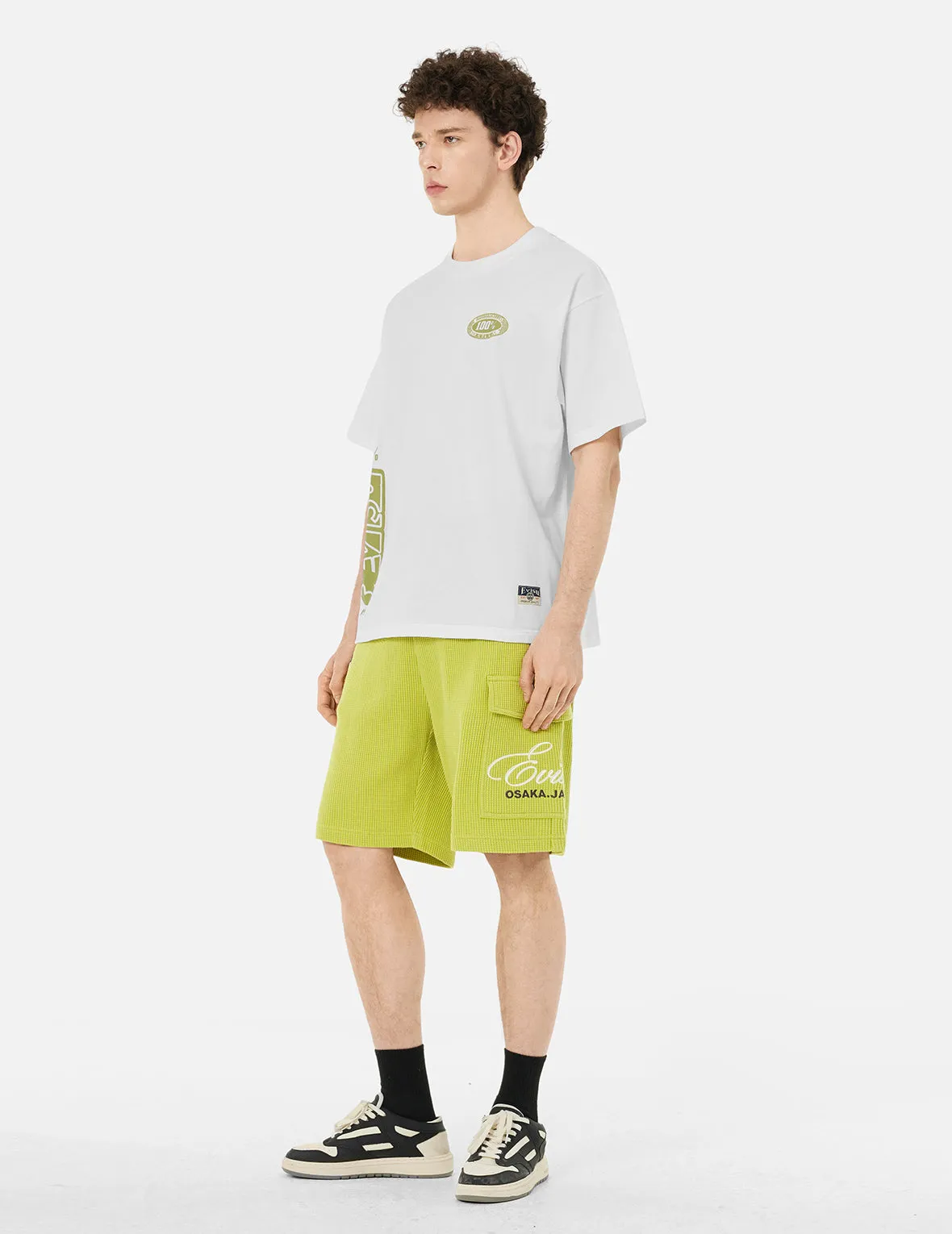 SPRING/ SUMMER COLLECTION 2025 Logo and Daicock Print Loose Fit T-Shirt