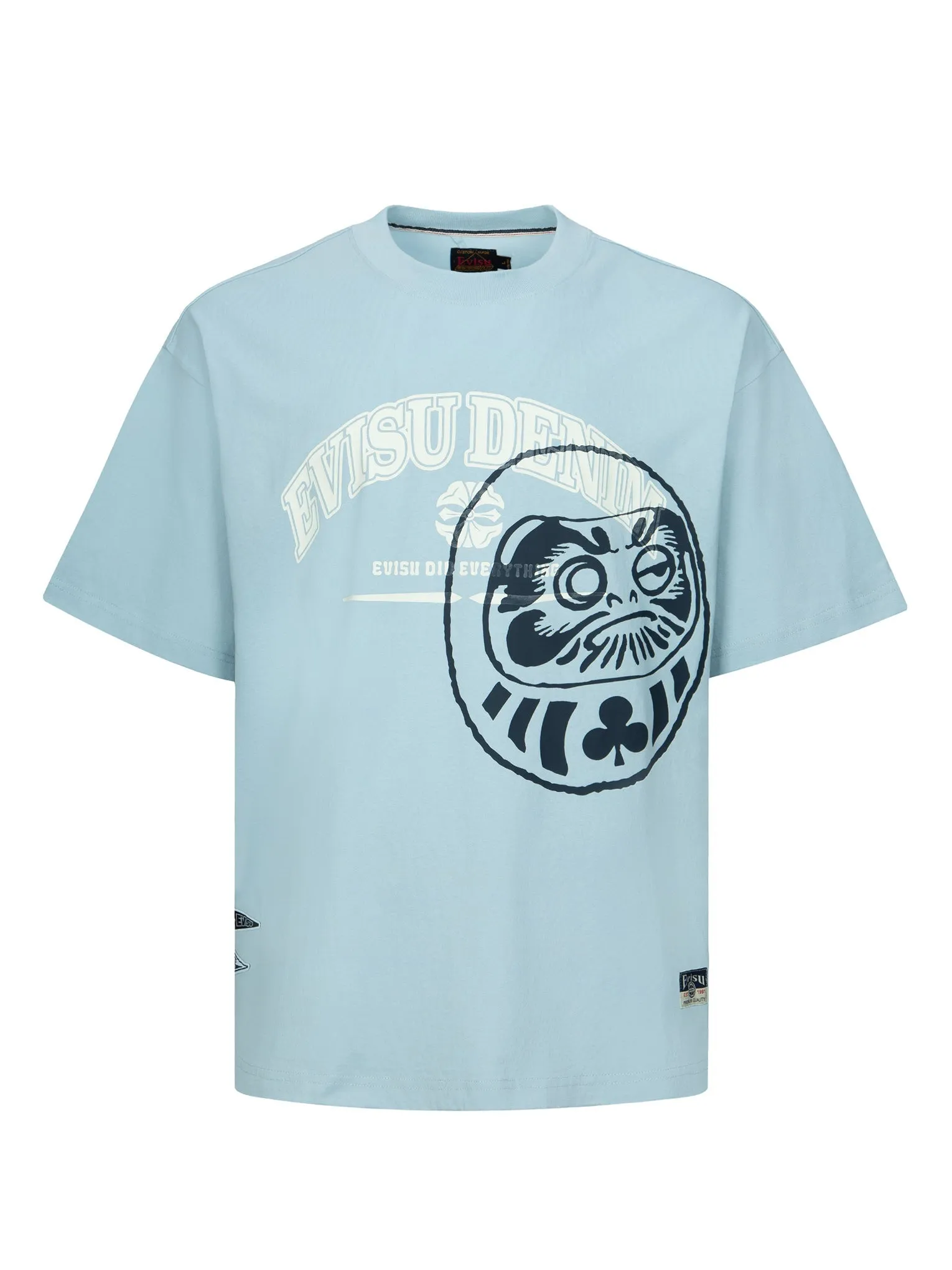 SPRING/ SUMMER COLLECTION 2025 Logo and Gaming Daruma Print Relax Fit T-shirt