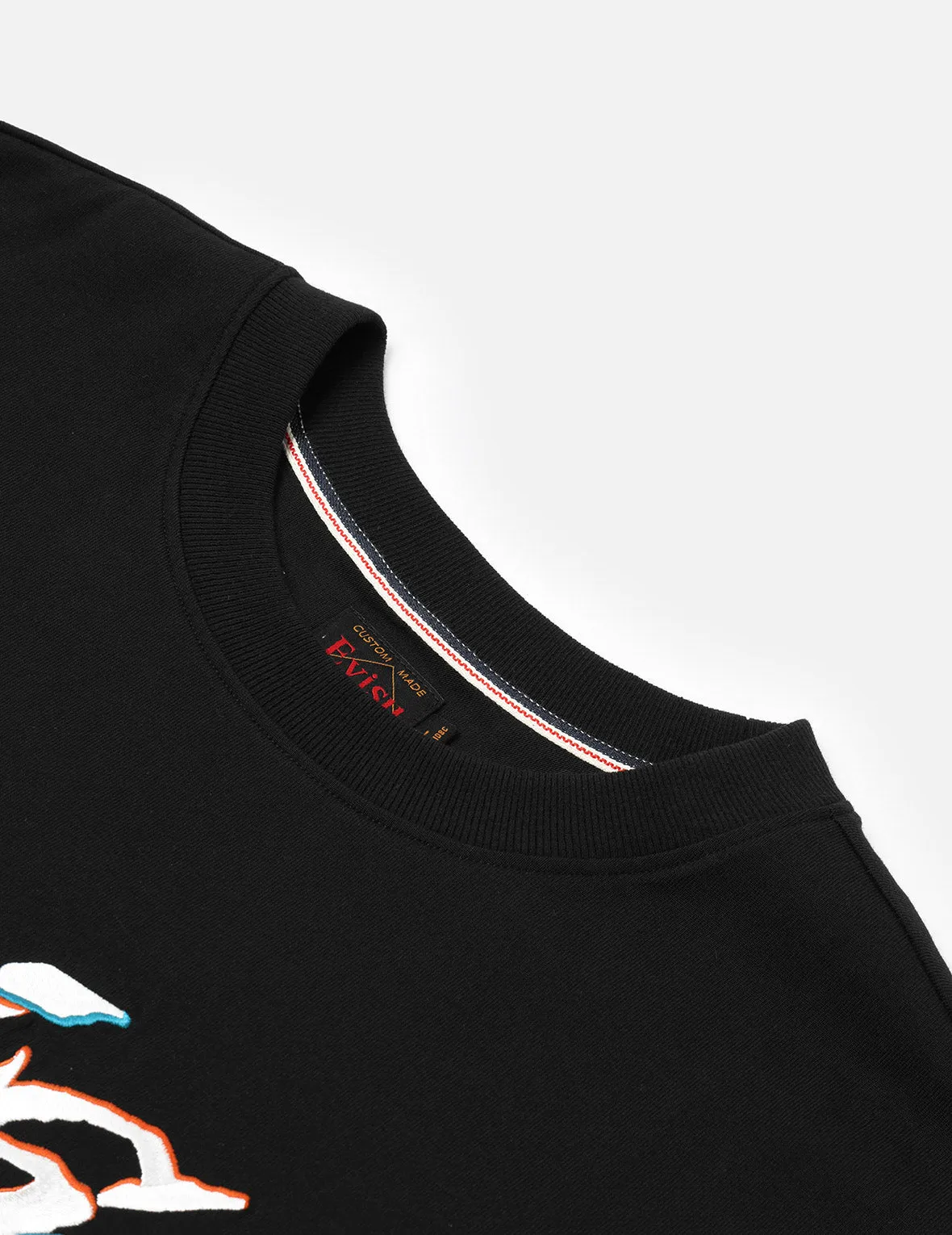SPRING/ SUMMER COLLECTION 2025 Logo and Kamon Embroidery Loose Fit T-Shirt