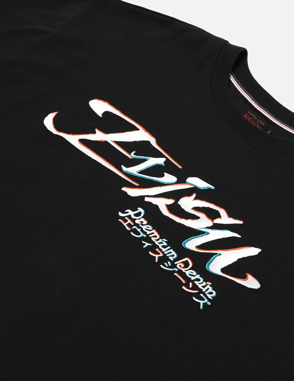 SPRING/ SUMMER COLLECTION 2025 Logo and Kamon Embroidery Loose Fit T-Shirt