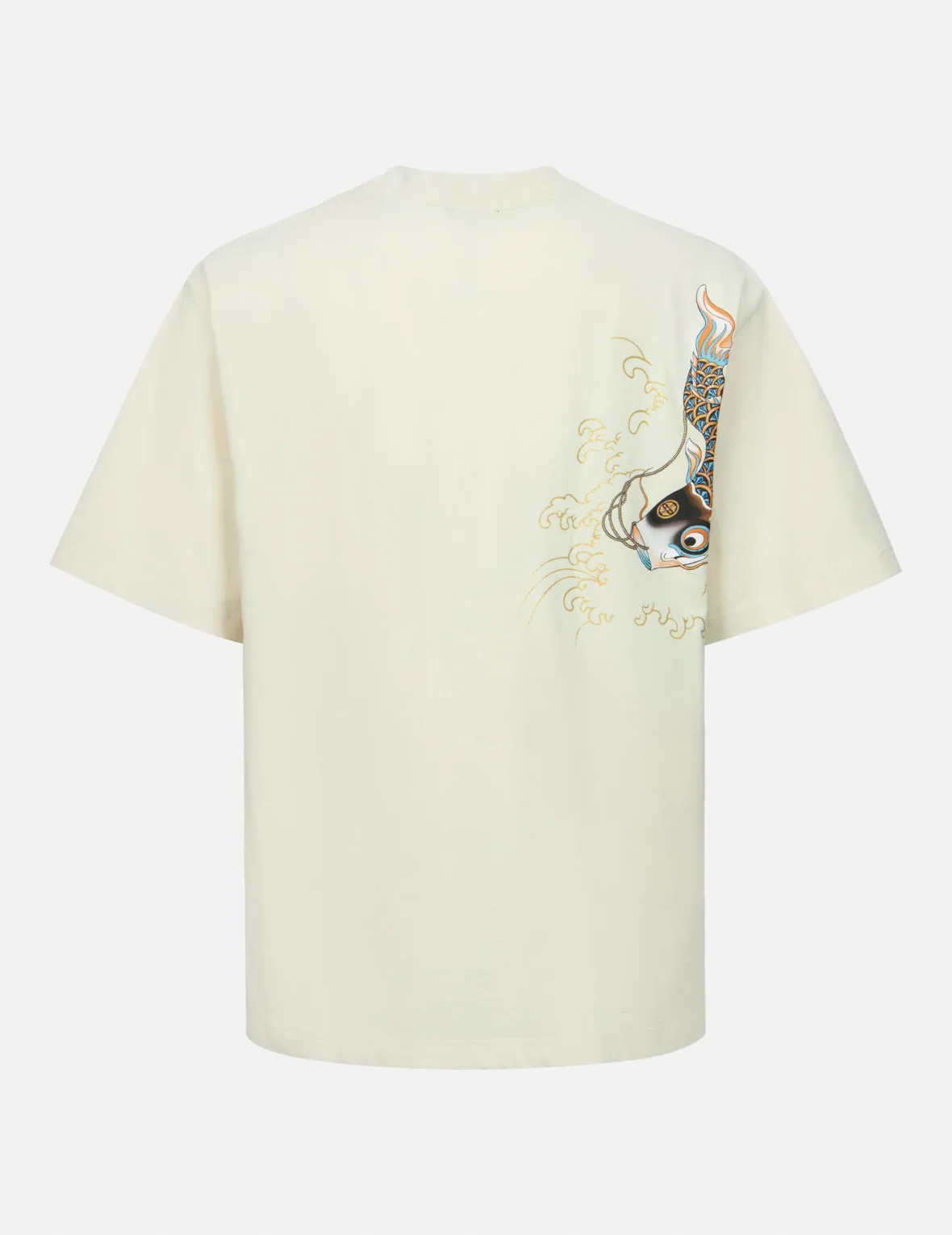 SPRING/ SUMMER COLLECTION 2025 Logo and Koinobori Print Relax Fit T-shirt