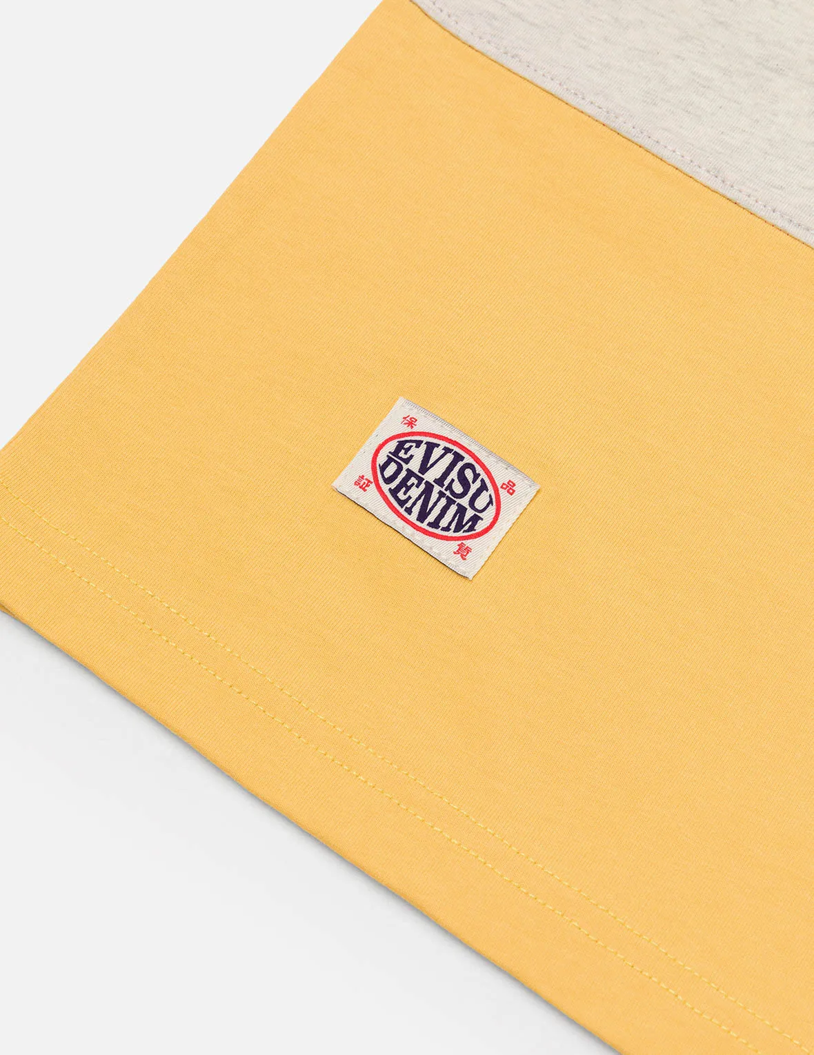 SPRING/ SUMMER COLLECTION 2025 Logo and "91" Appliqué Embroidery Relax Fit Stripe T-Shirt
