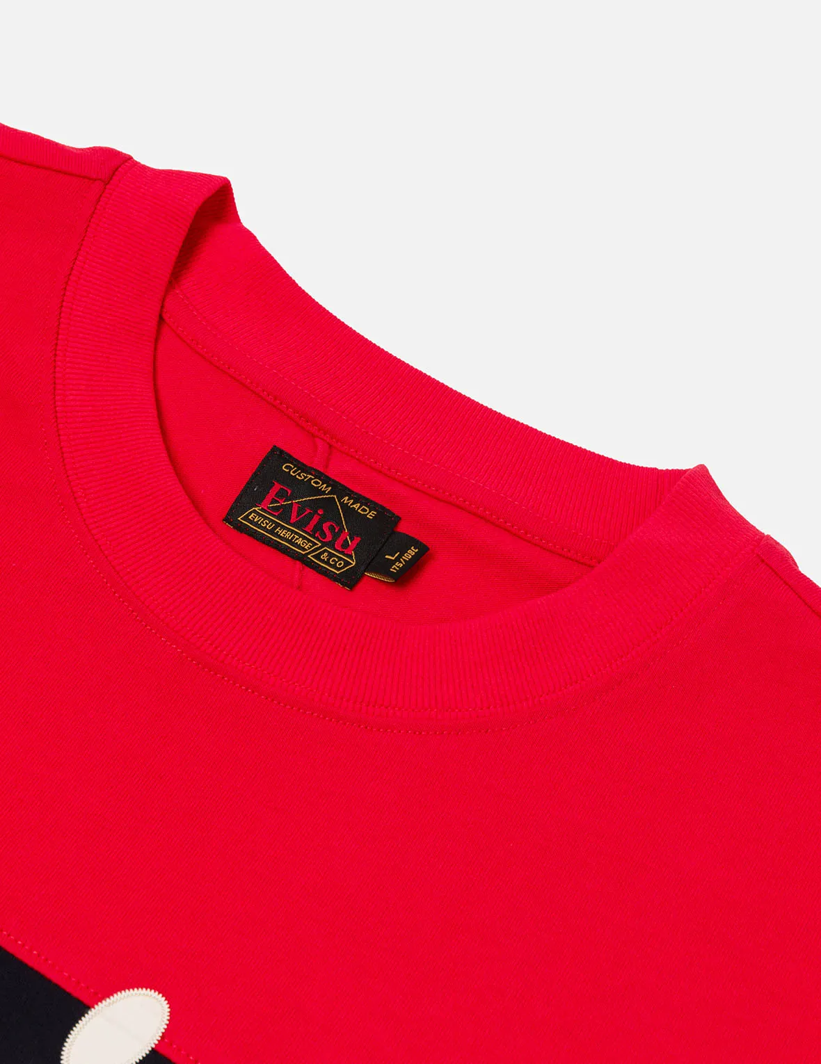 SPRING/ SUMMER COLLECTION 2025 Logo and "91" Appliqué Embroidery Relax Fit Stripe T-Shirt