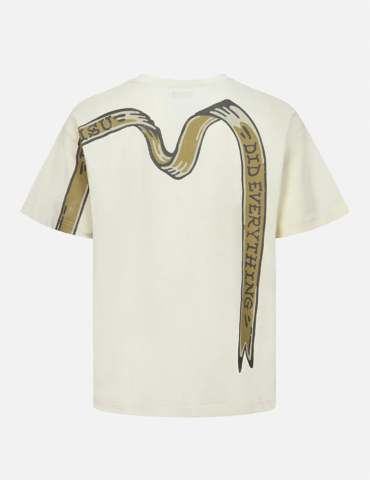SPRING/ SUMMER COLLECTION 2025 Logo and Ribbon Daicock Print Relax Fit T-shirt