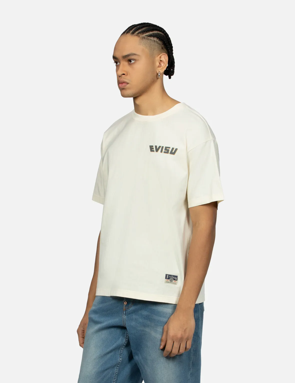 SPRING/ SUMMER COLLECTION 2025 Logo and Ribbon Daicock Print Relax Fit T-shirt