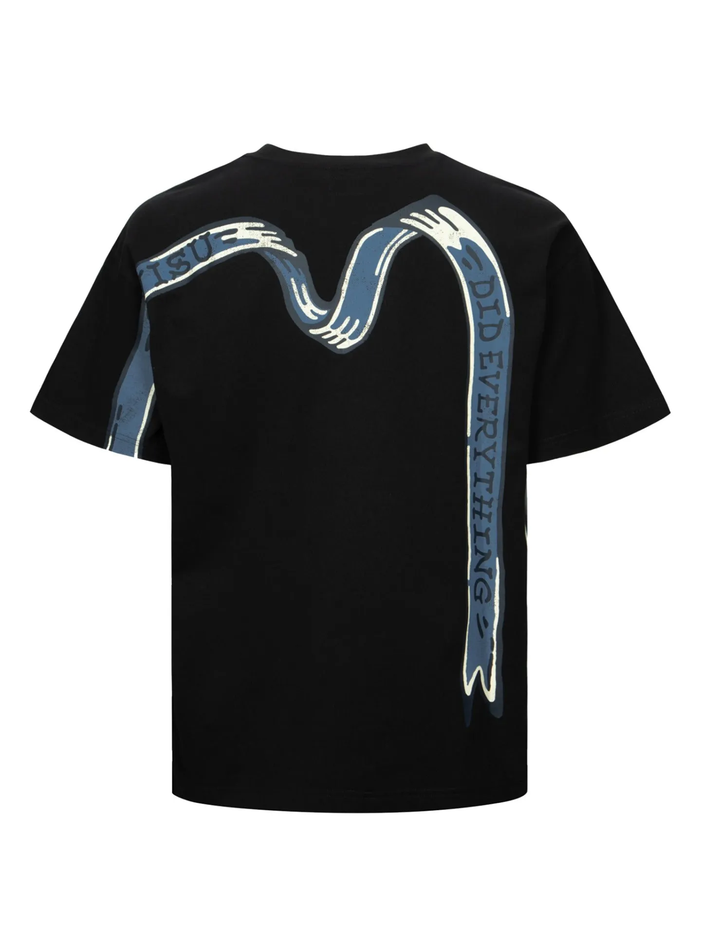 SPRING/ SUMMER COLLECTION 2025 Logo and Ribbon Daicock Print Relax Fit T-shirt