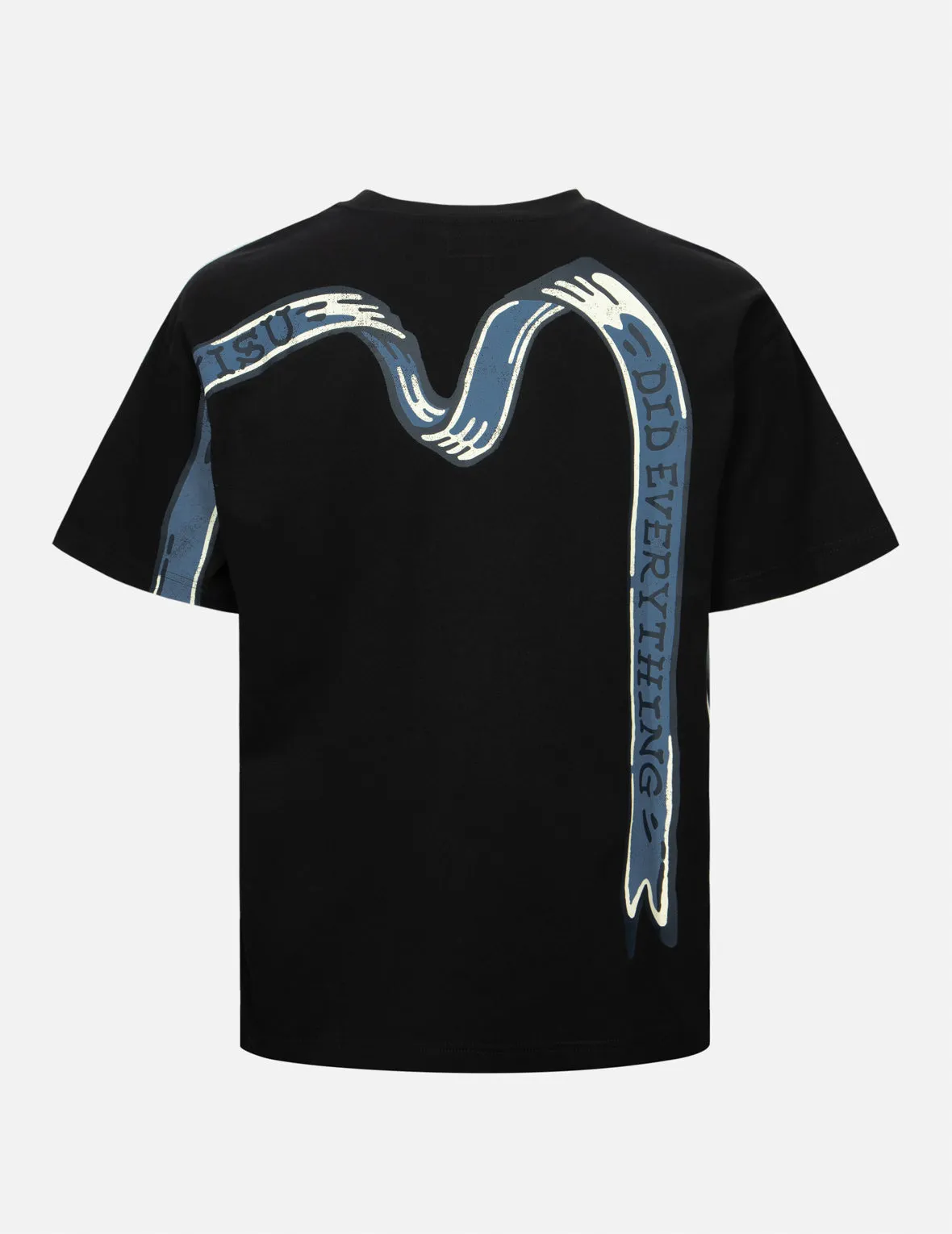 SPRING/ SUMMER COLLECTION 2025 Logo and Ribbon Daicock Print Relax Fit T-shirt