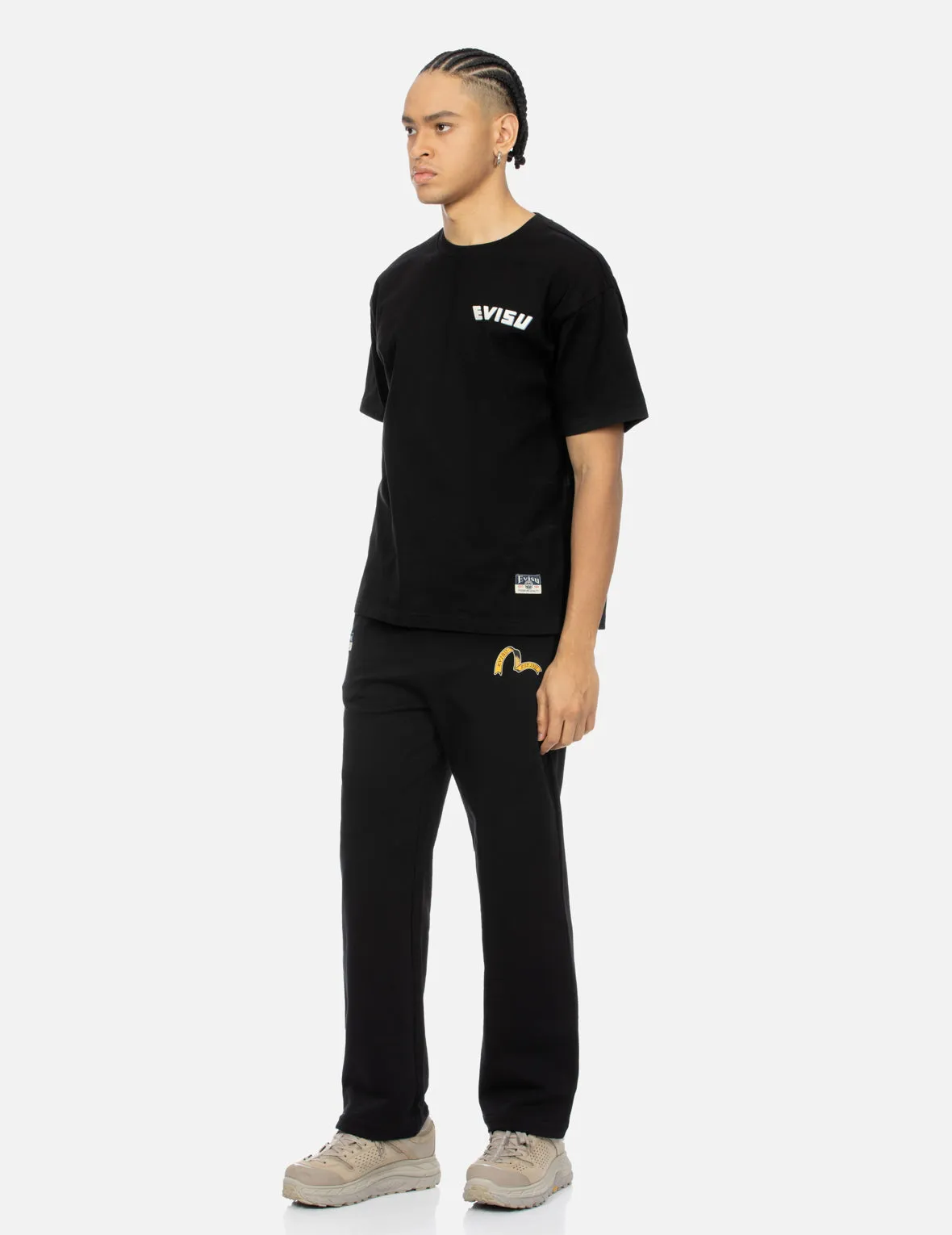 SPRING/ SUMMER COLLECTION 2025 Logo and Ribbon Daicock Print Relax Fit T-shirt